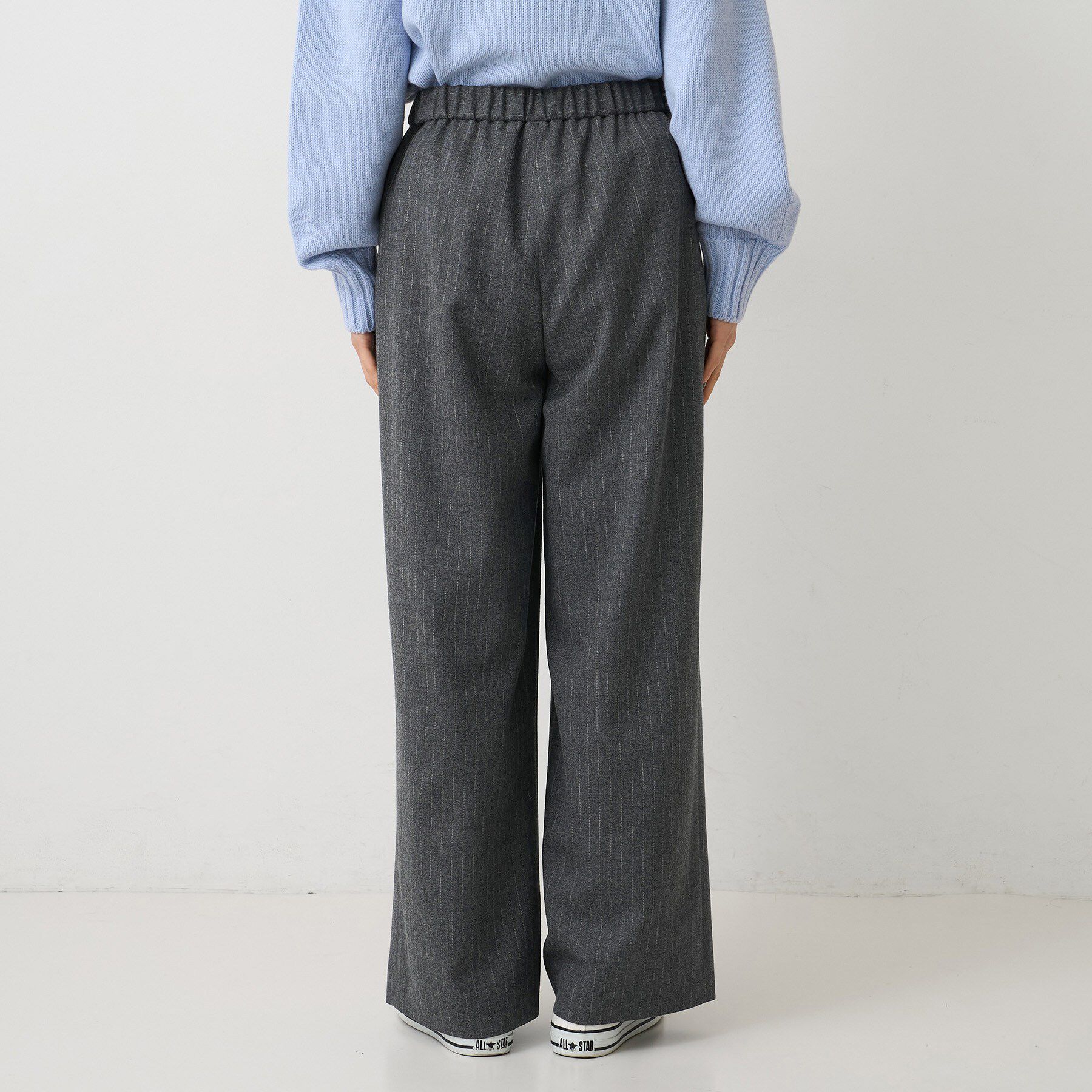 UNTITLED「【ウエストゴム/リラックス】ソフトフラノワイドパンツ」|その他|