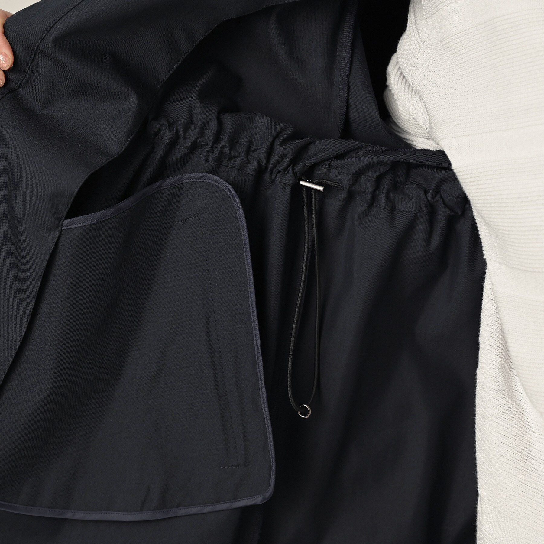 UNTITLED「【はっ水】ライトコットンミリタリーコート」|ノーカラーコート|