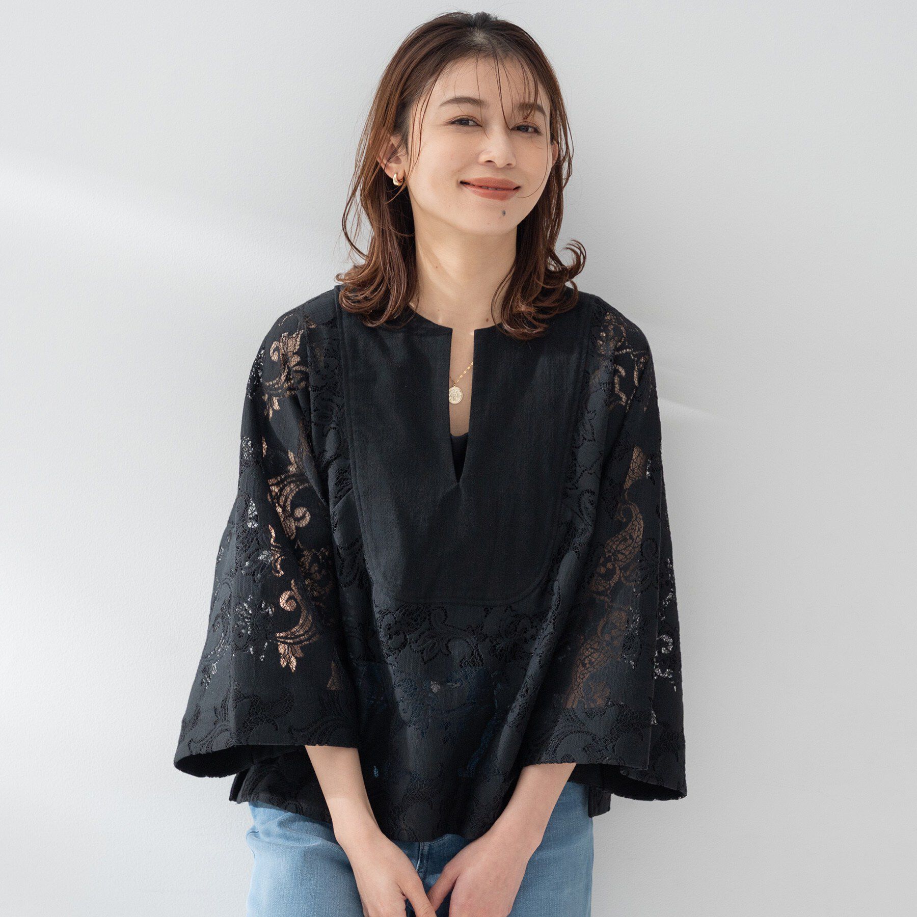 UNTITLED「【Munich】ドッキングブラウス」|シャツ・ブラウス|