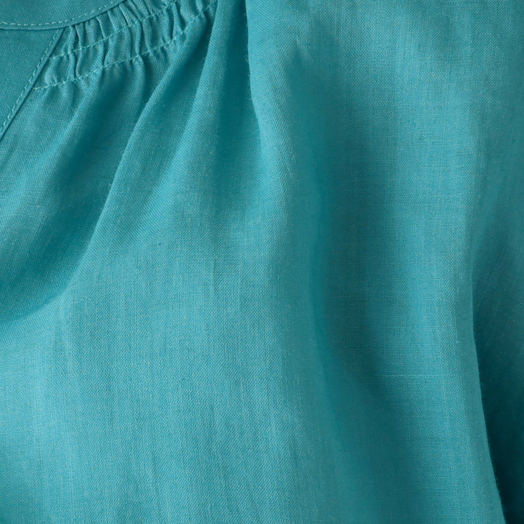 COUP DE CHANCE「【ラミー100％／洗える】ギャザーブラウス」|シャツ・ブラウス|