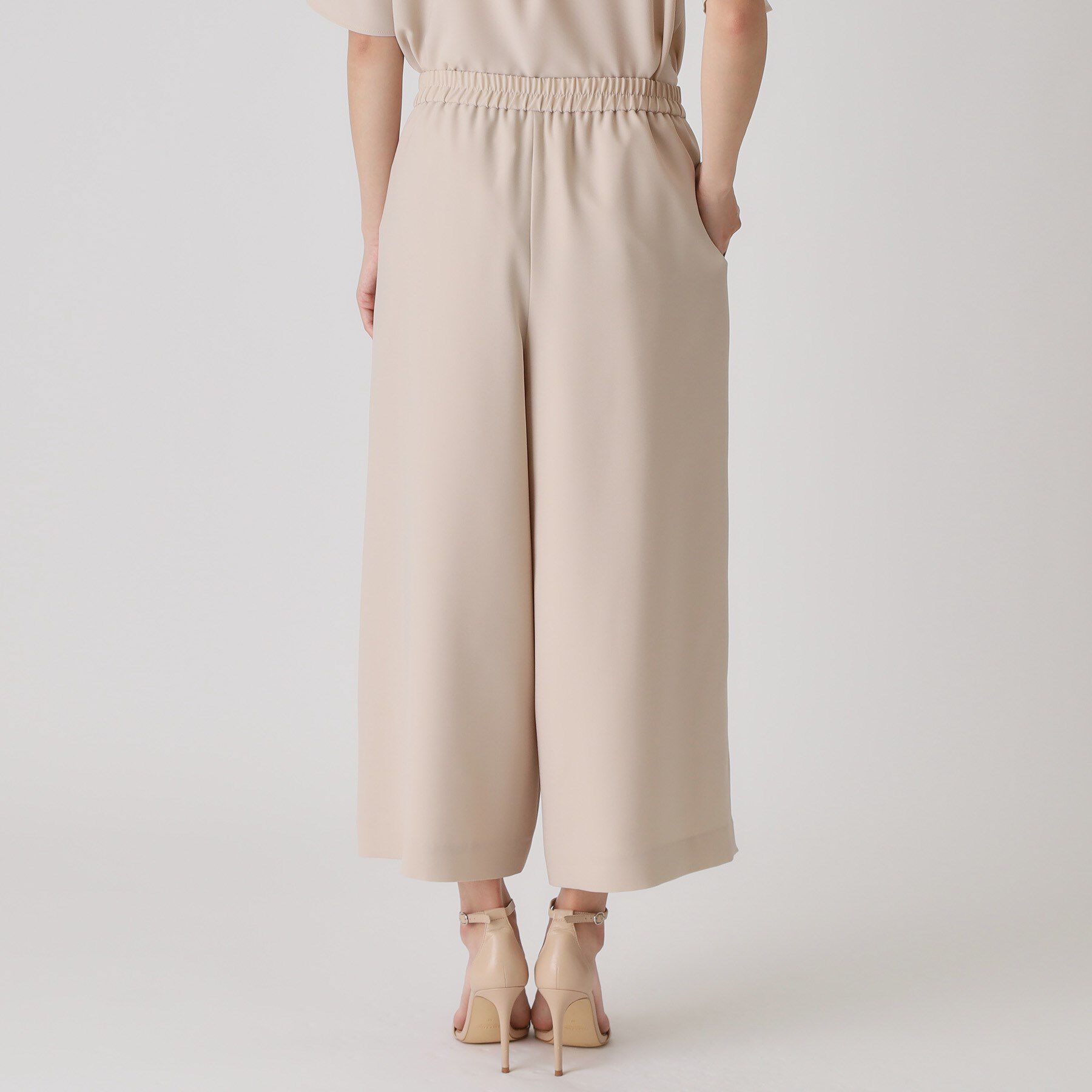 COUP DE CHANCE「【洗える／日本製】ウエストゴムワイドパンツ」|その他|