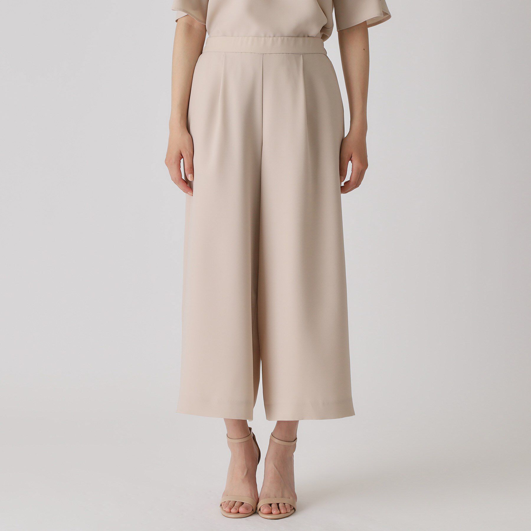 COUP DE CHANCE「【洗える／日本製】ウエストゴムワイドパンツ」|その他|