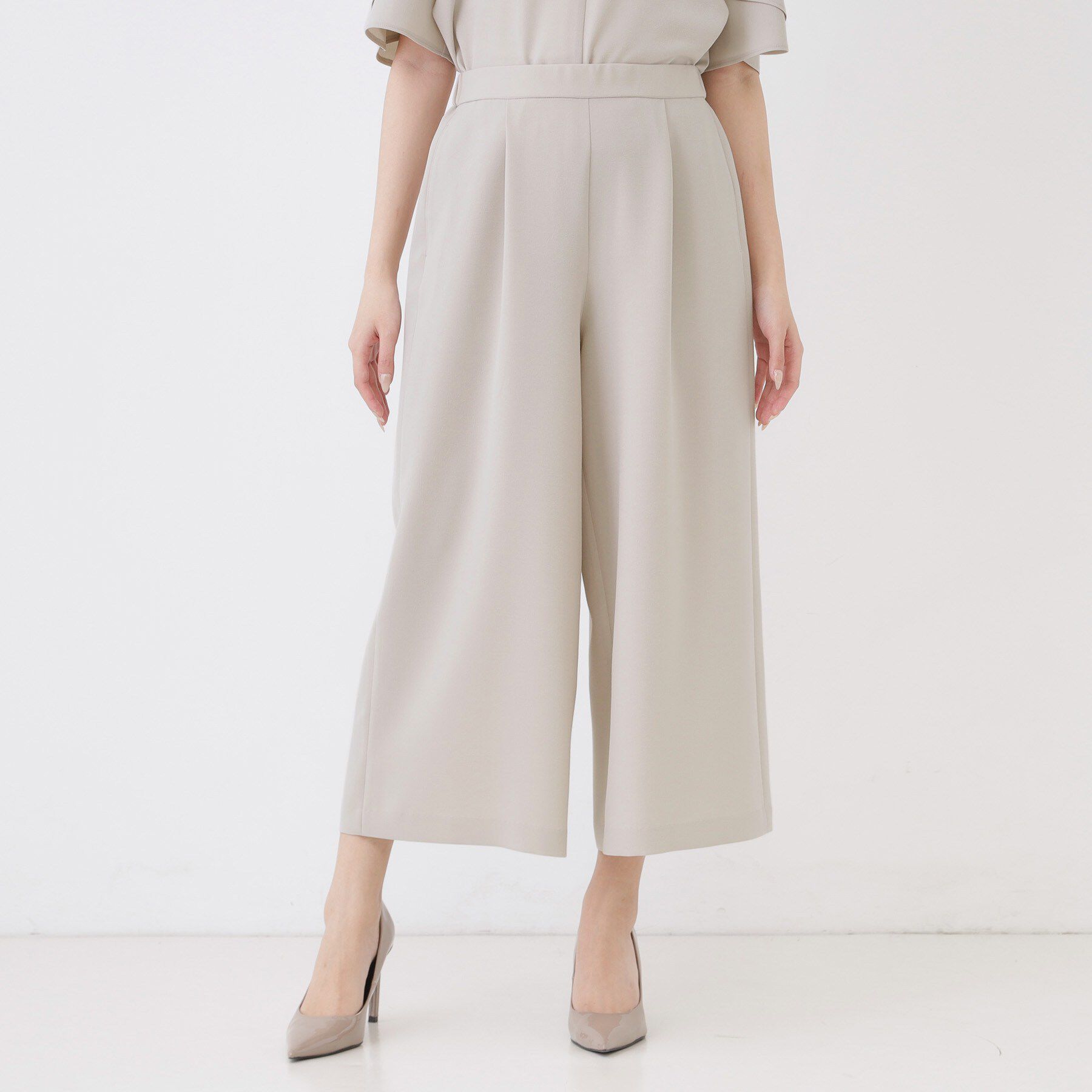 COUP DE CHANCE「【手洗い可／日本製／セットアップ可】ワイドパンツ」|その他|