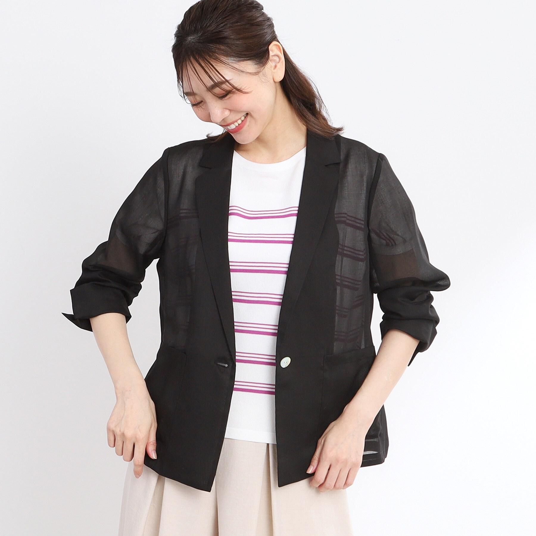 Reflect「【接触冷感／洗える】シアージャケット」|テーラードジャケット|