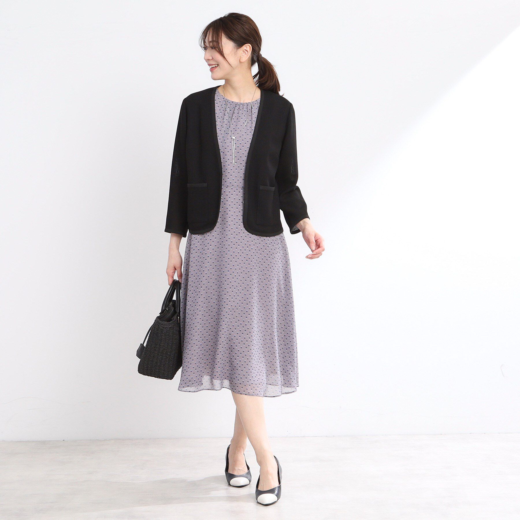 Reflect「【夏SALE／R‐QUALITY／手洗い可】パイピングジャケット」|ノーカラージャケット|