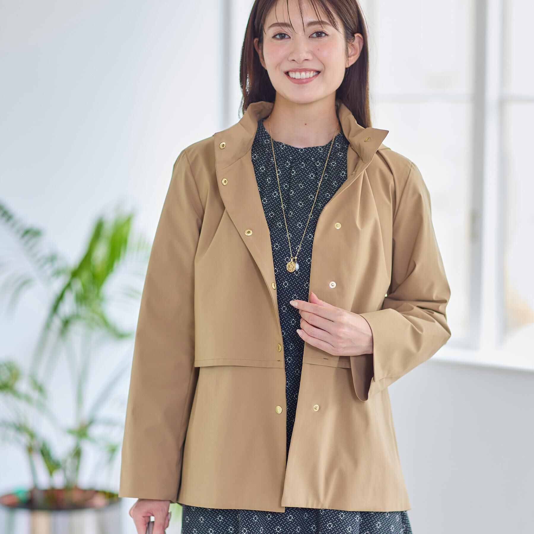 Reflect「【すっきり見え／フード取り外し可／通勤におすすめ◎】ライティアウター」|ブルゾン・スタジャン|