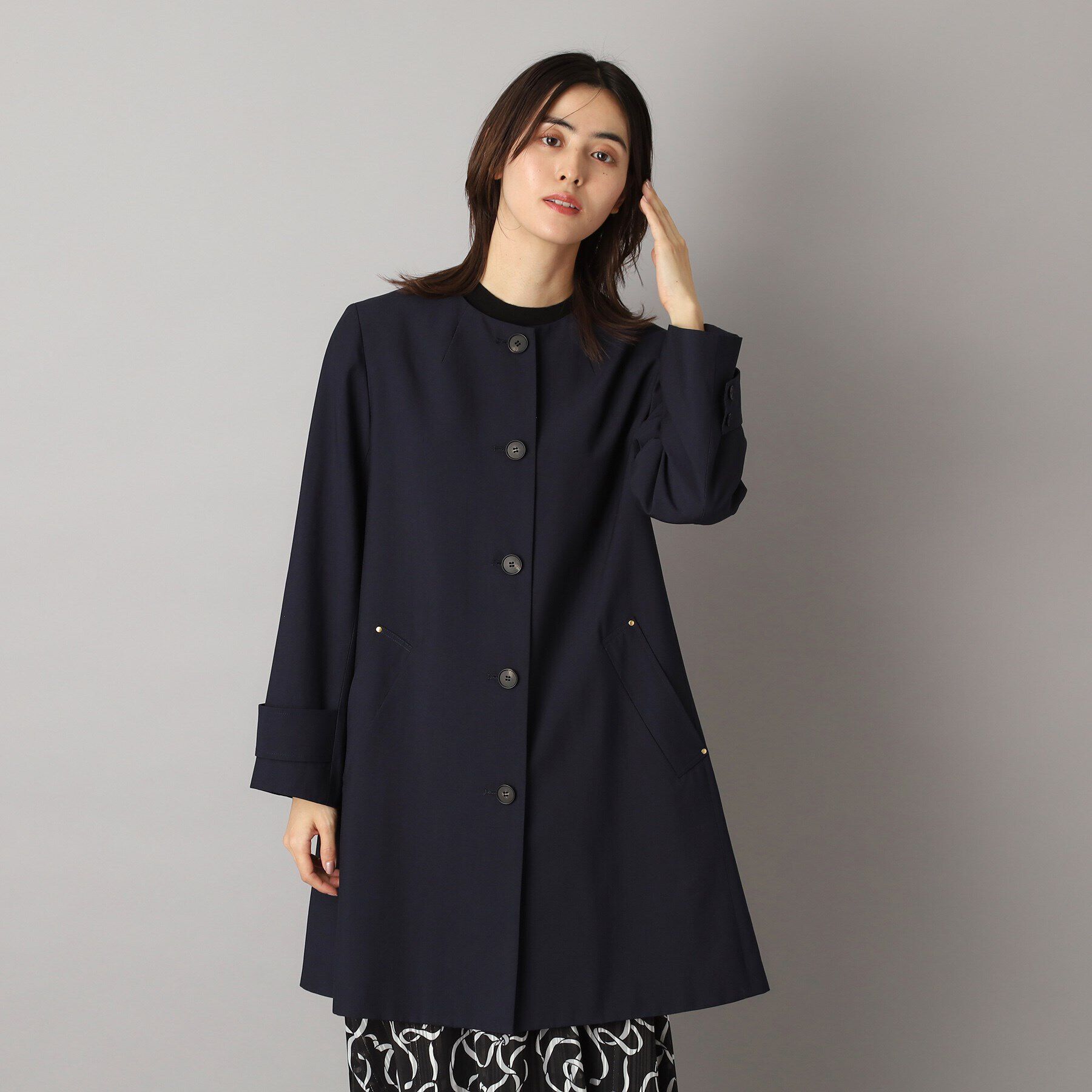 DRESSTERIOR「【セレモニー対応】ノーカラーコート」|ノーカラーコート|