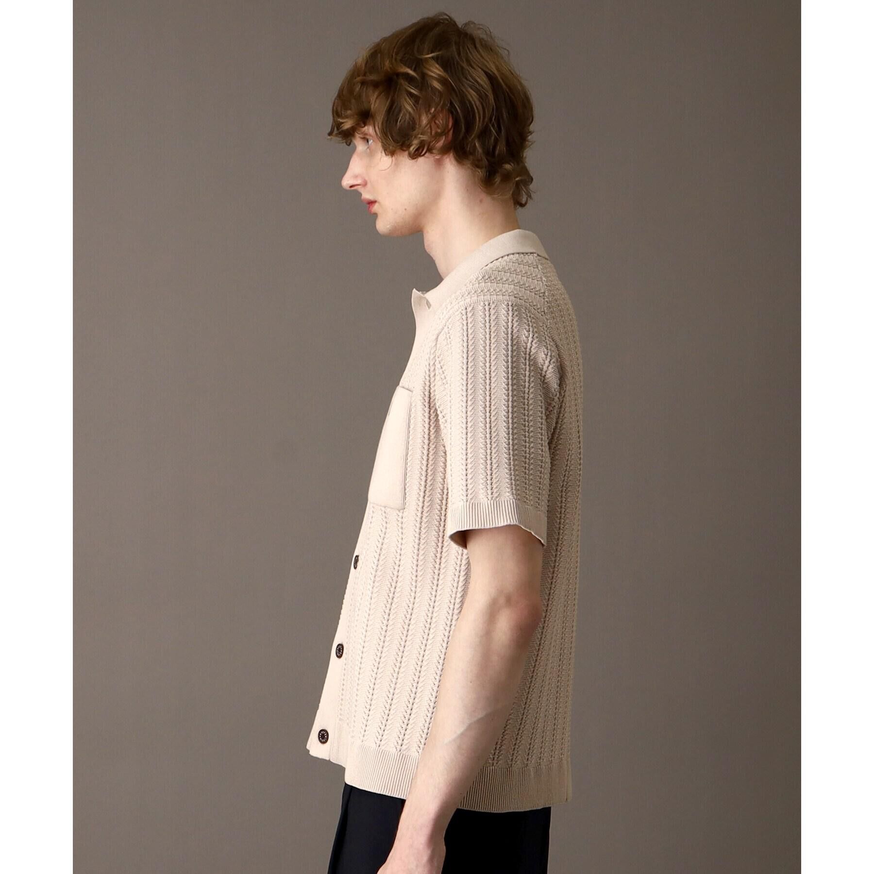 DRESSTERIOR「オーガニックコットン キューバニットシャツ」|ニット・セーター|
