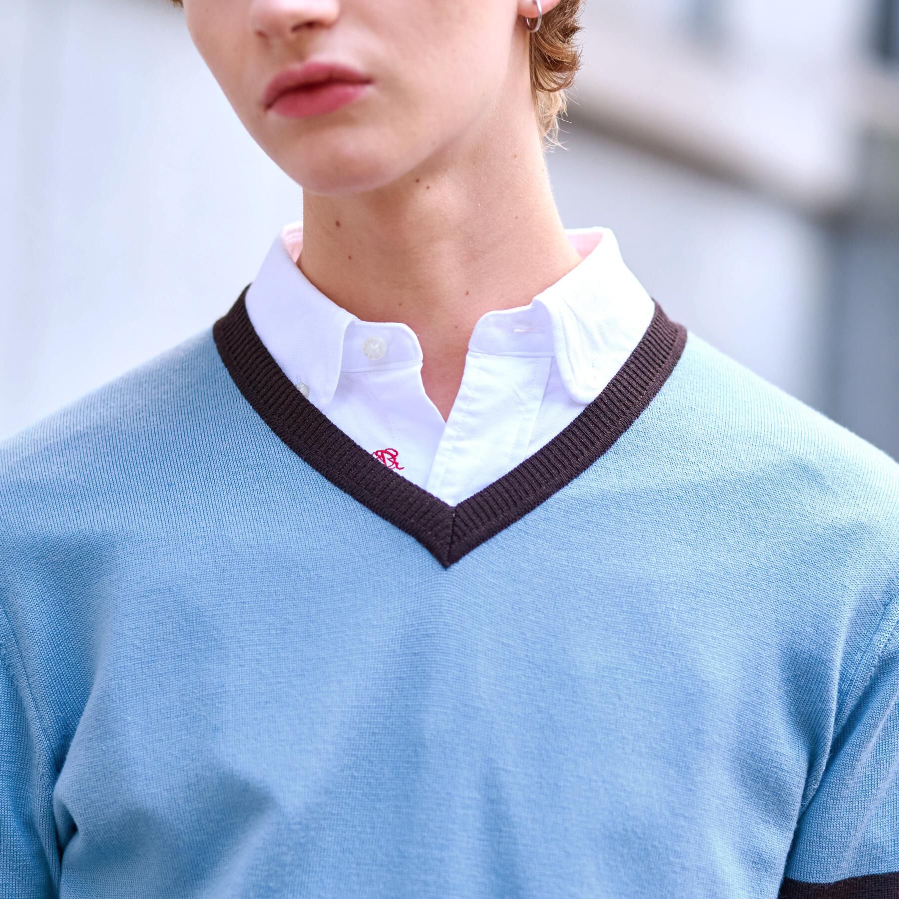 DRESSTERIOR「ウォッシャブルファインメリノ Vネックニット」|ニット・セーター|