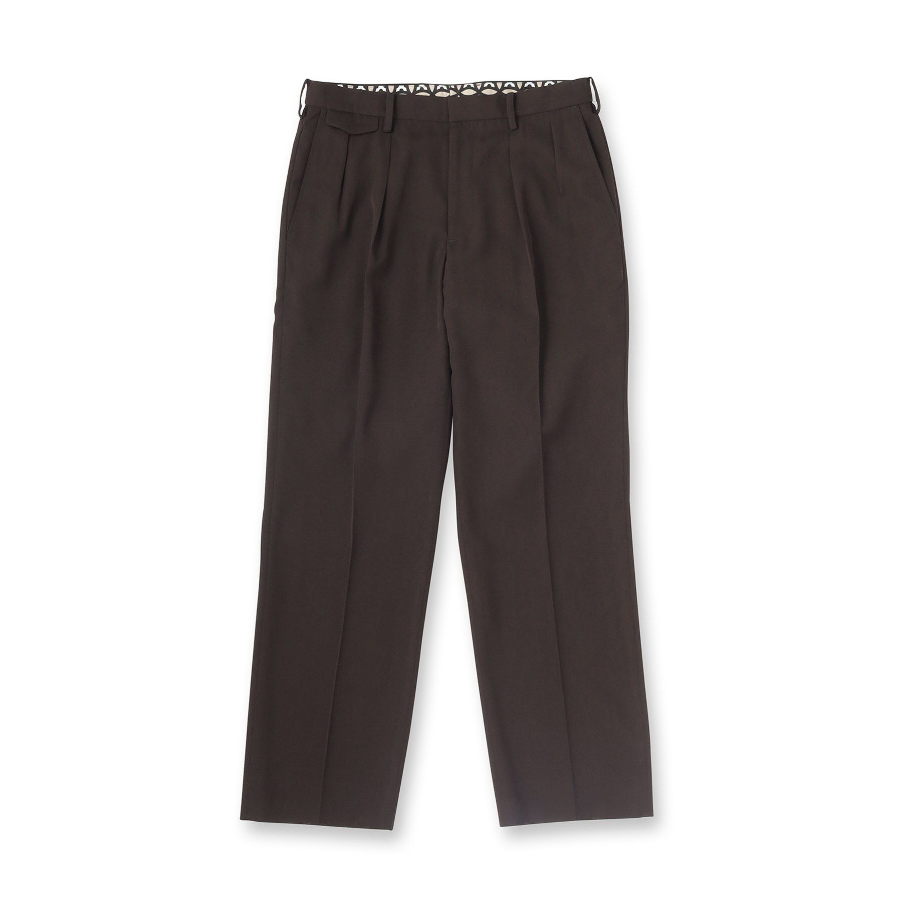 DRESSTERIOR「【セットアップ可】ブラウンツイル ツータックパンツ」|その他|