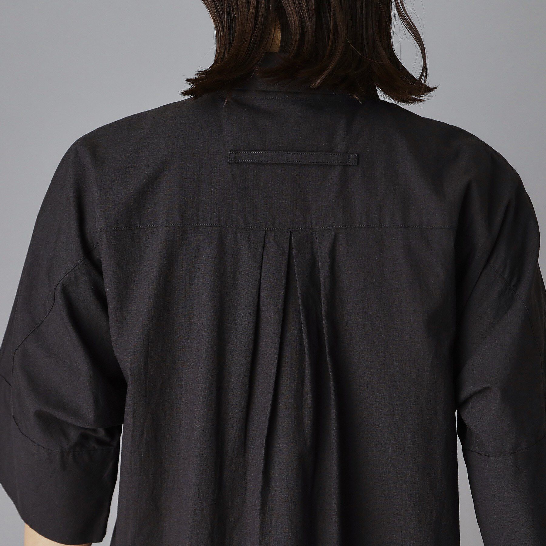 DRESSTERIOR「TICCA（ティッカ）テント半袖シャツワンピース」|ワンピース|