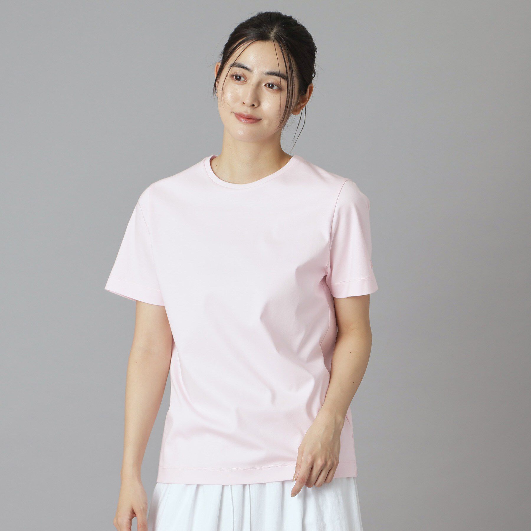 DRESSTERIOR「【接触冷感／抗菌防臭／消臭】アイスクリアコットンTシャツ」|Tシャツ・カットソー|