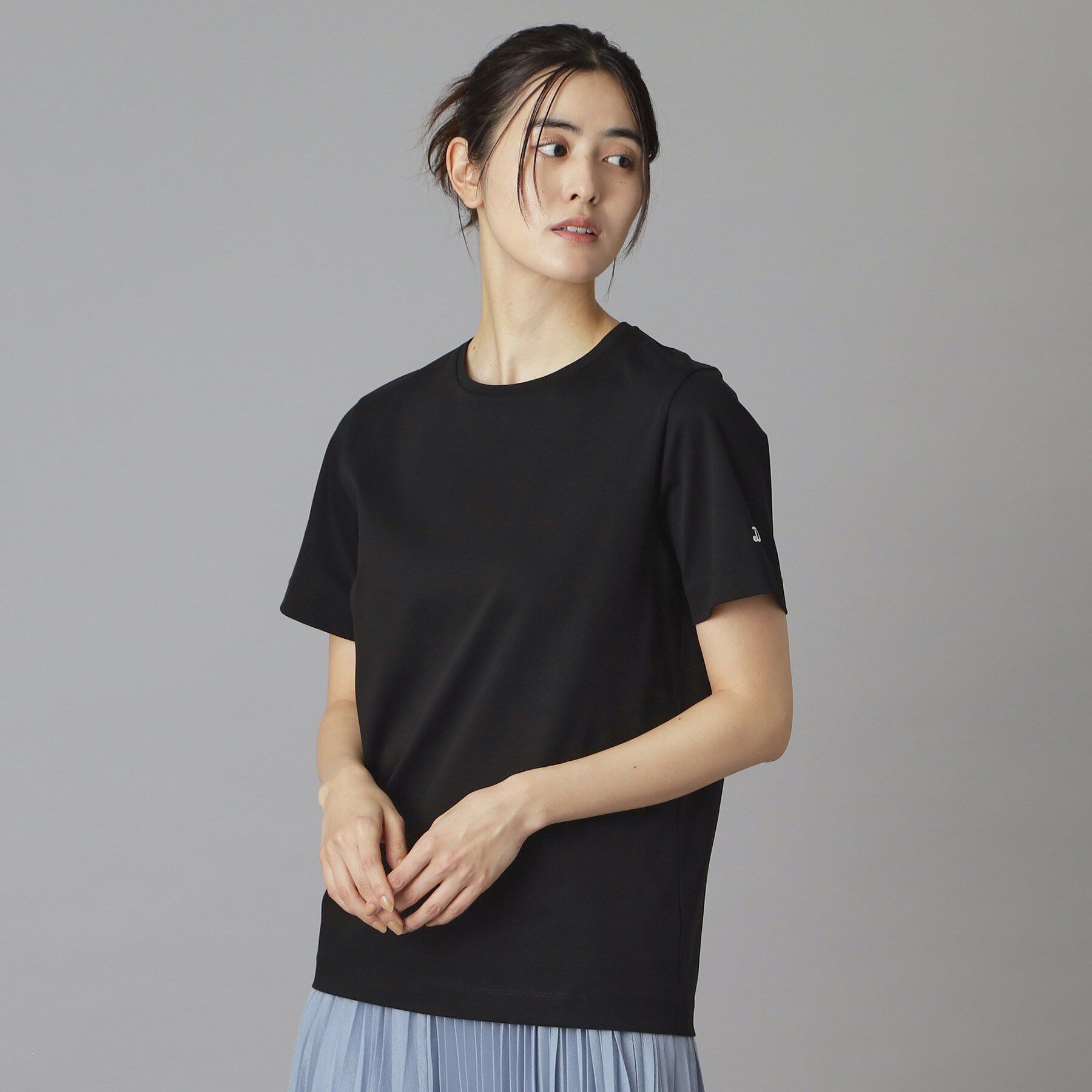 DRESSTERIOR「【接触冷感／抗菌防臭／消臭】アイスクリアコットンTシャツ」|Tシャツ・カットソー|