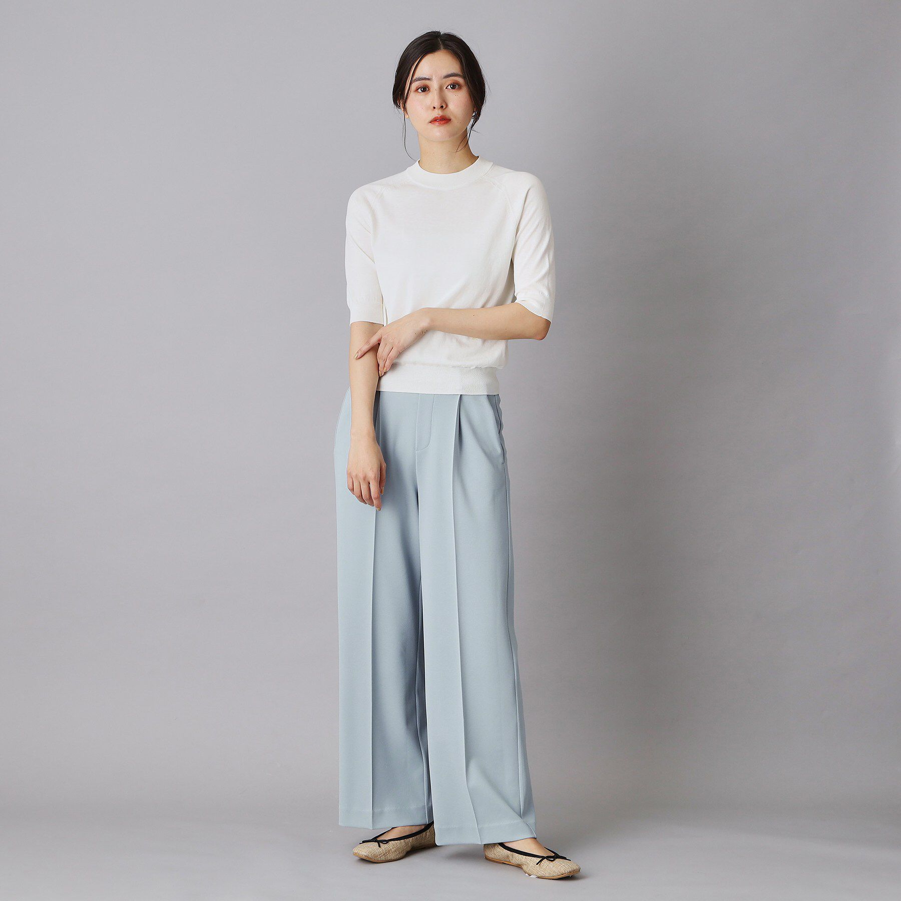 DRESSTERIOR「センタープレスジョーゼットパンツ」|その他|