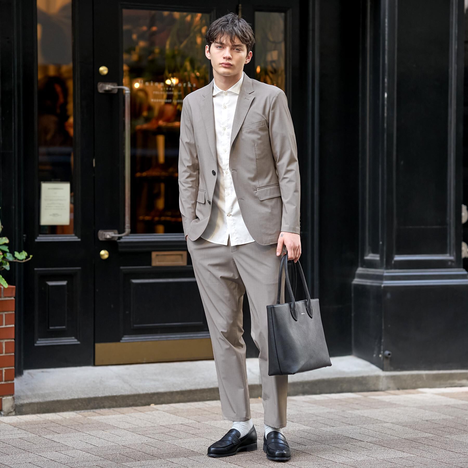 DRESSTERIOR「【セットアップ可/MonoMax4月号掲載/Safari5月号掲載】CARREMAN ストレッチジャ」|テーラードジャケット|