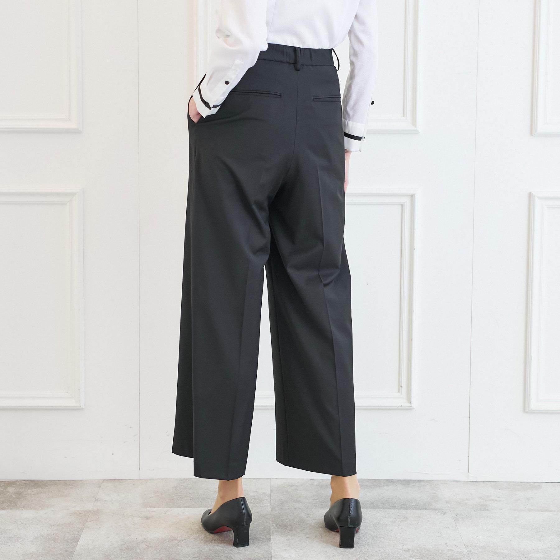 DRESSTERIOR「【otonaMUSE5月号掲載/セットアップ可】ブラックワイドパンツ SETUP」|その他|