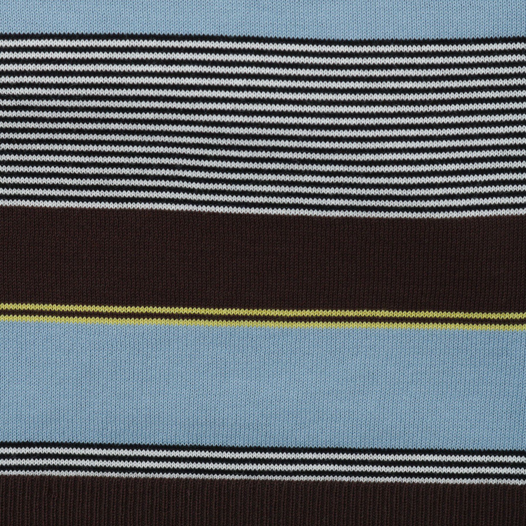 DRESSTERIOR「【ウォッシャブル】コットンシルク マルチボーダーニット」|ニット・セーター|