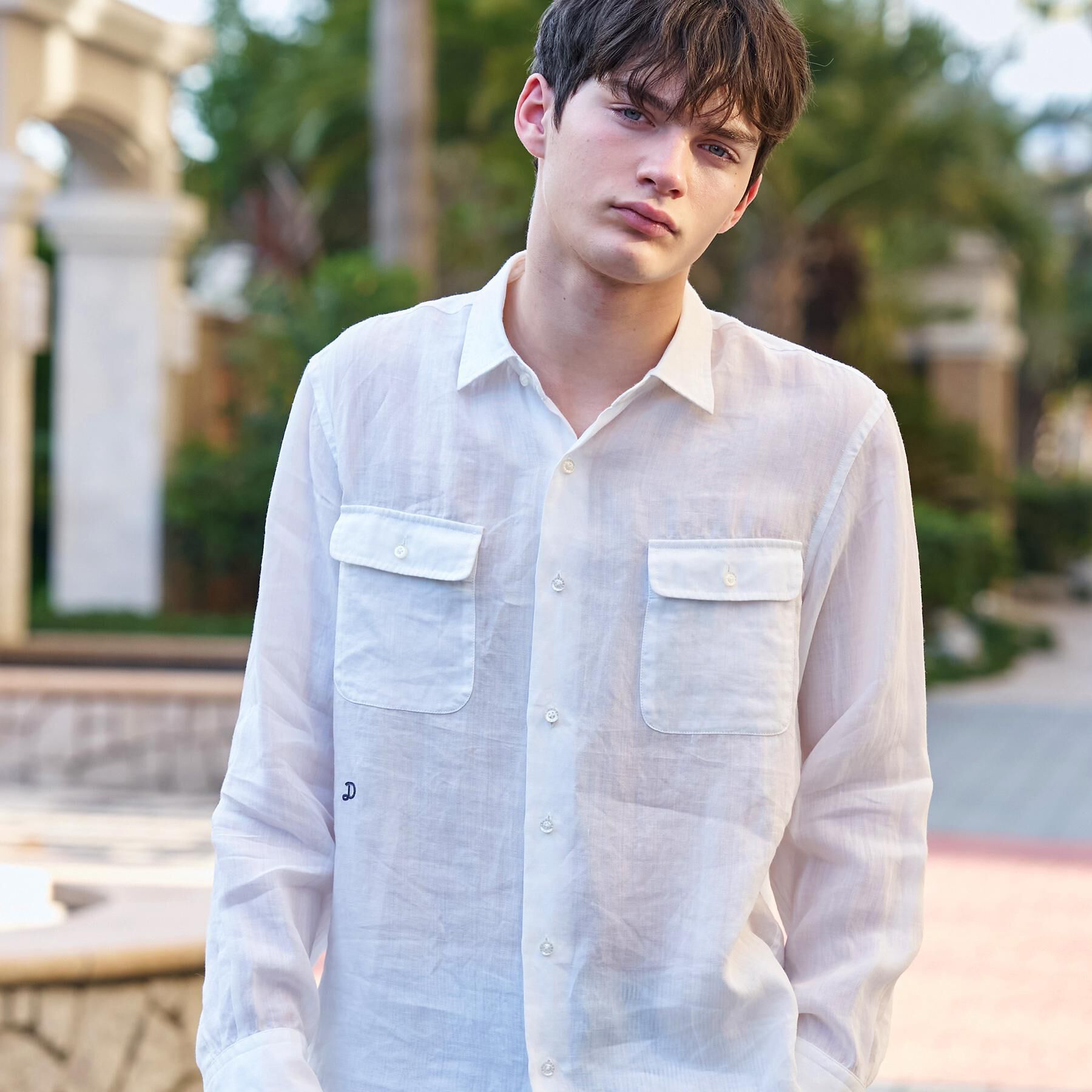 DRESSTERIOR「【Safari5月号掲載】ガーメンドダイ ピュアリネンシャツ」|シャツ・ブラウス|