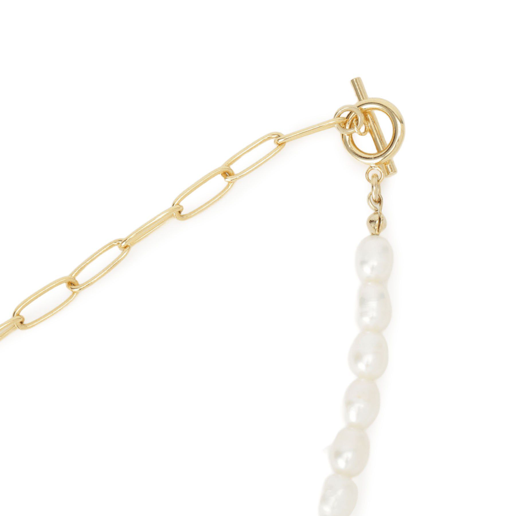 DRESSTERIOR「淡水パール&times;チェーンネックレス」|ネックレス|