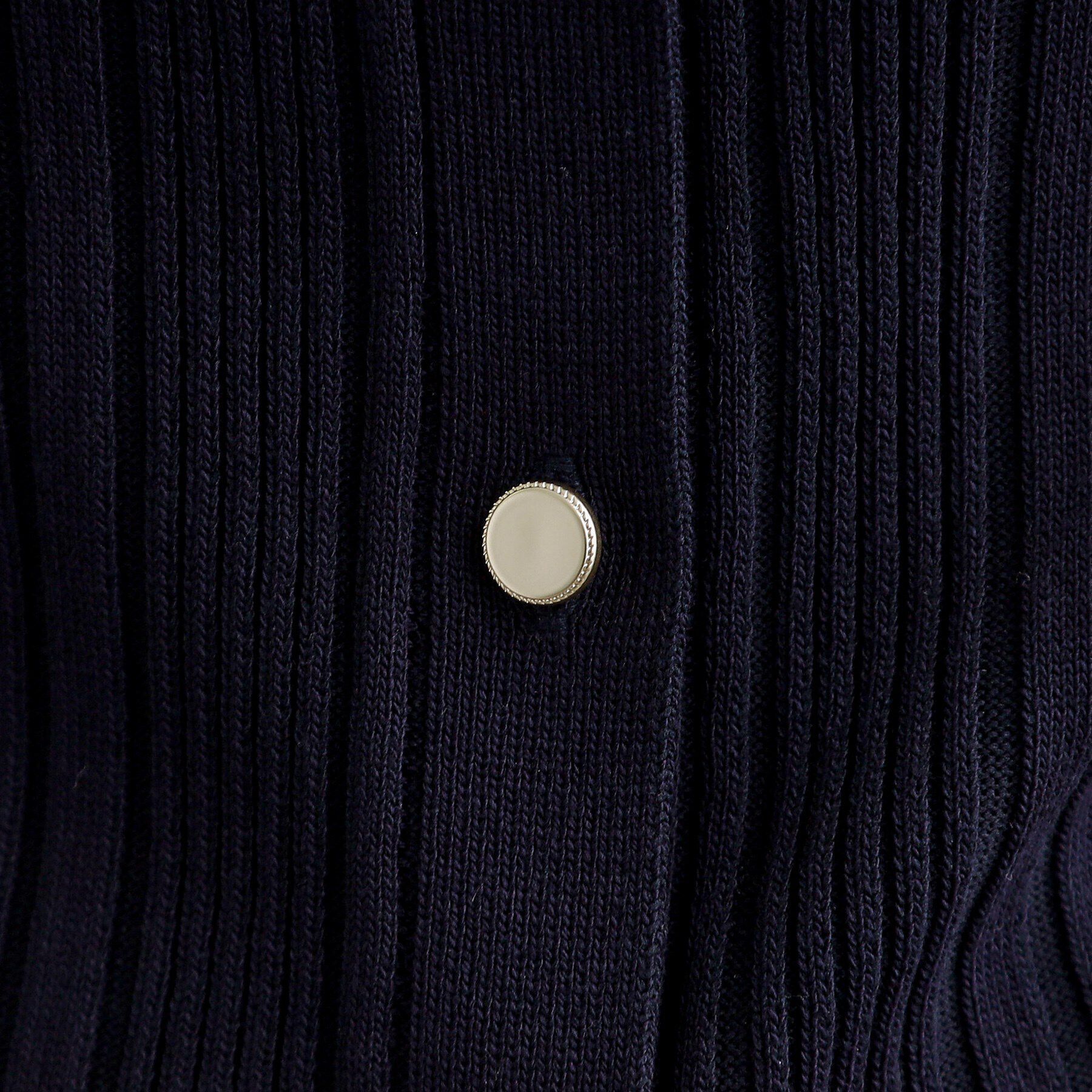 grove「ワイドリブポロニット」|ニット・セーター|