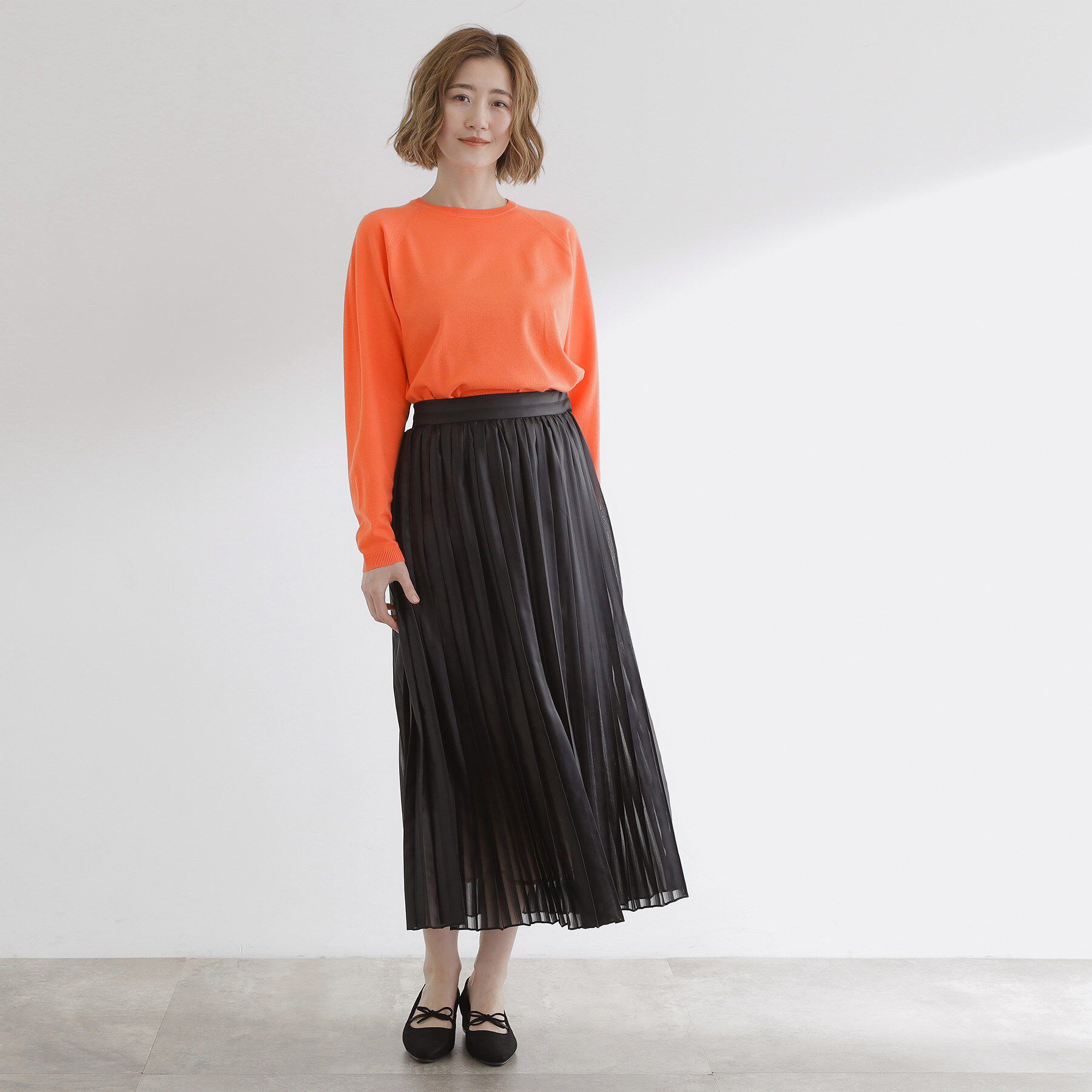 grove「最終お値下げ！！【洗える/毛玉軽減】天竺ラグランスリーブプルオーバー」|ニット・セーター|