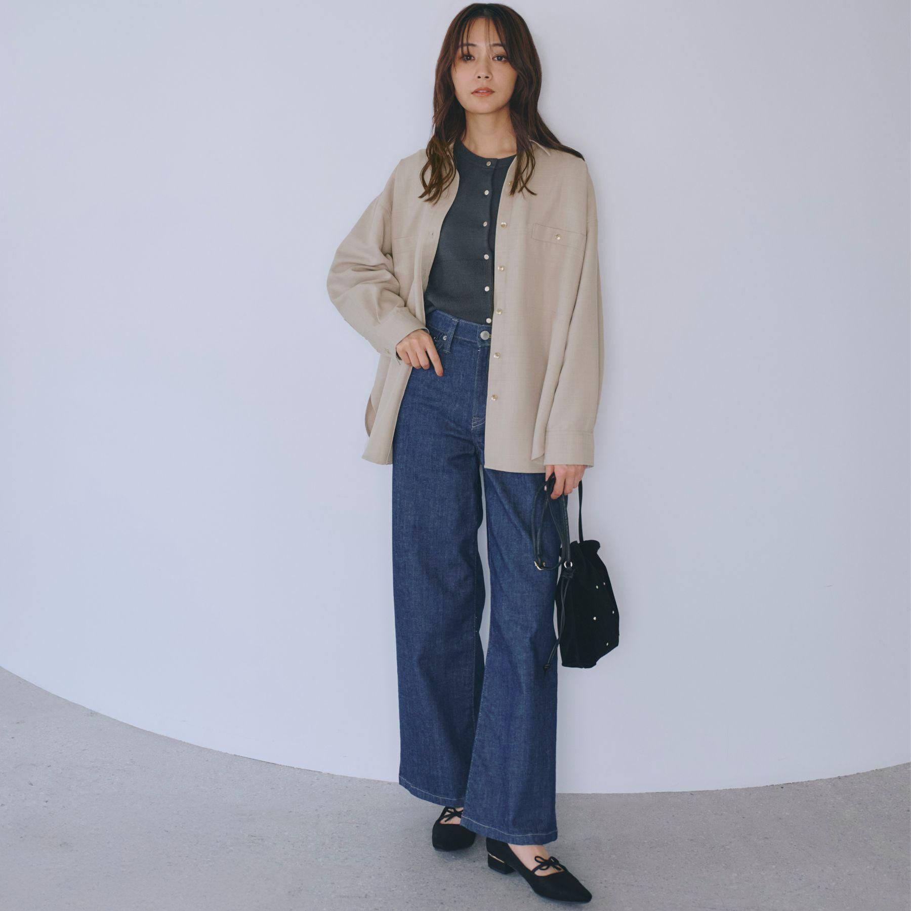 grove「スタッズスエード調巾着ショルダー」|ショルダー・メッセンジャー|