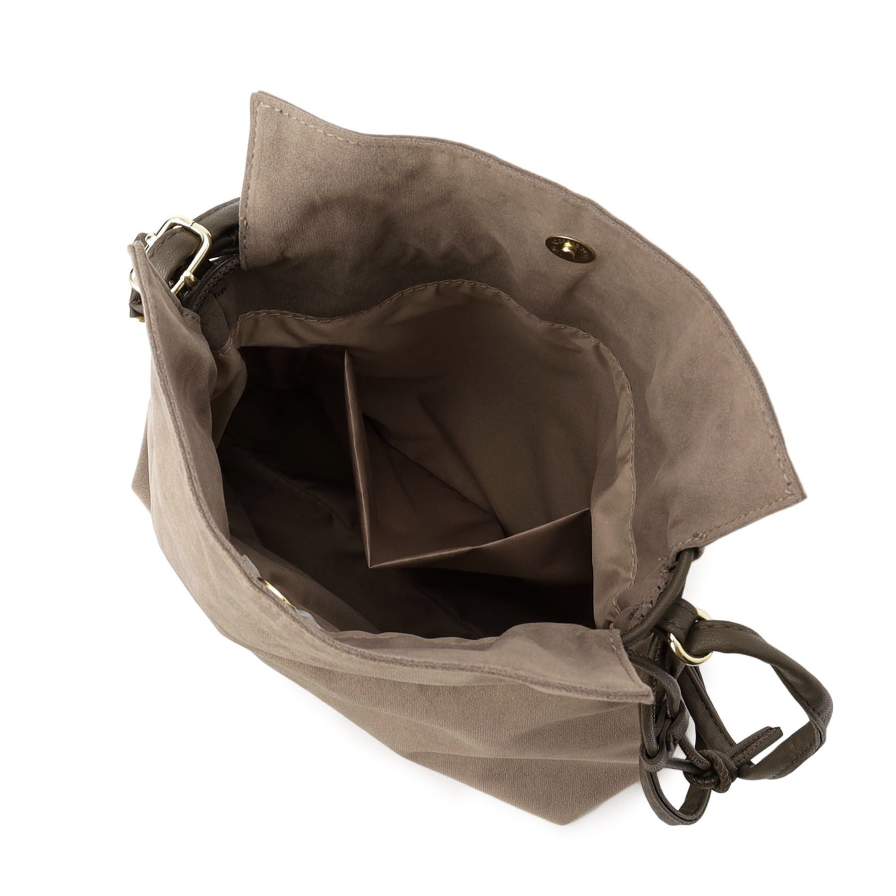 grove「スタッズスエード調巾着ショルダー」|ショルダー・メッセンジャー|