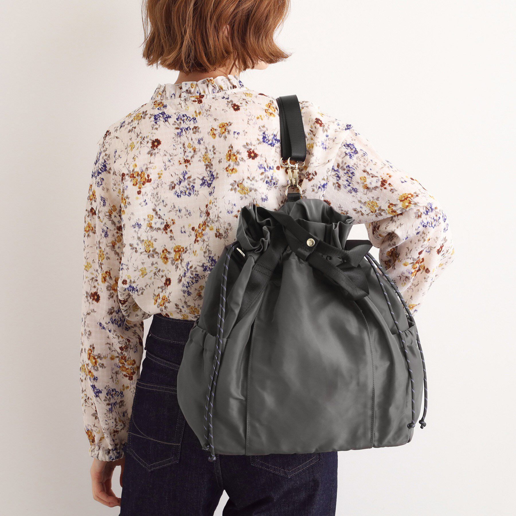 grove「3WAY多機能トート」|トートバッグ|チャコールグレー(0