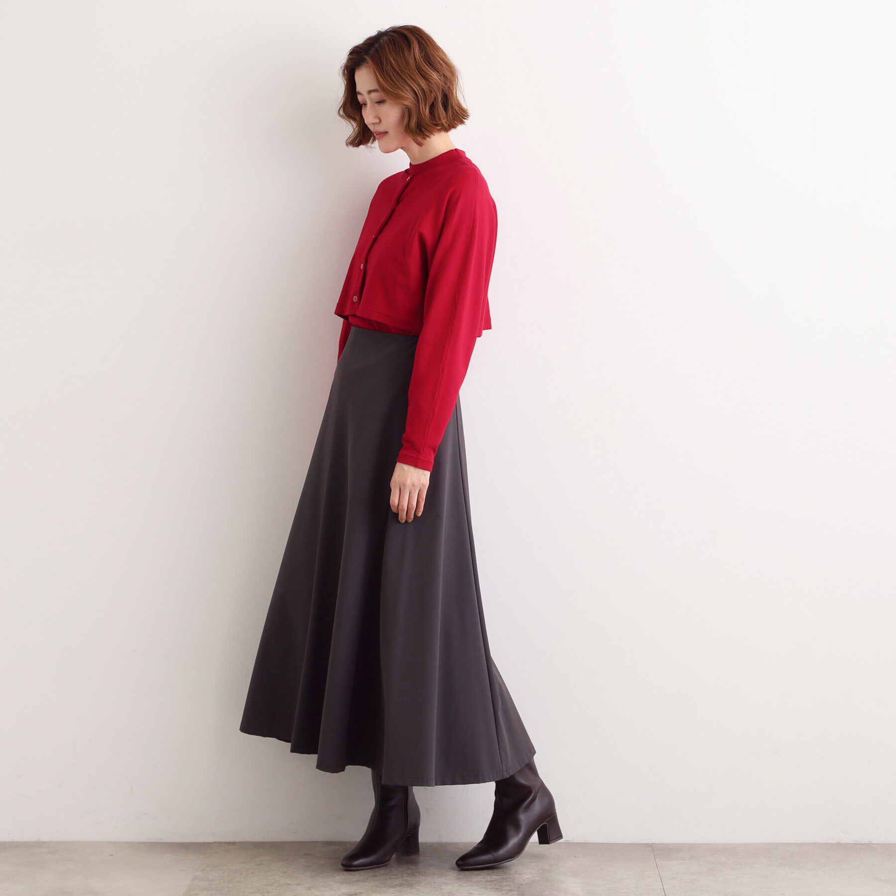 grove「【2WAY】ニット＆クロップドカーディガン」|その他|