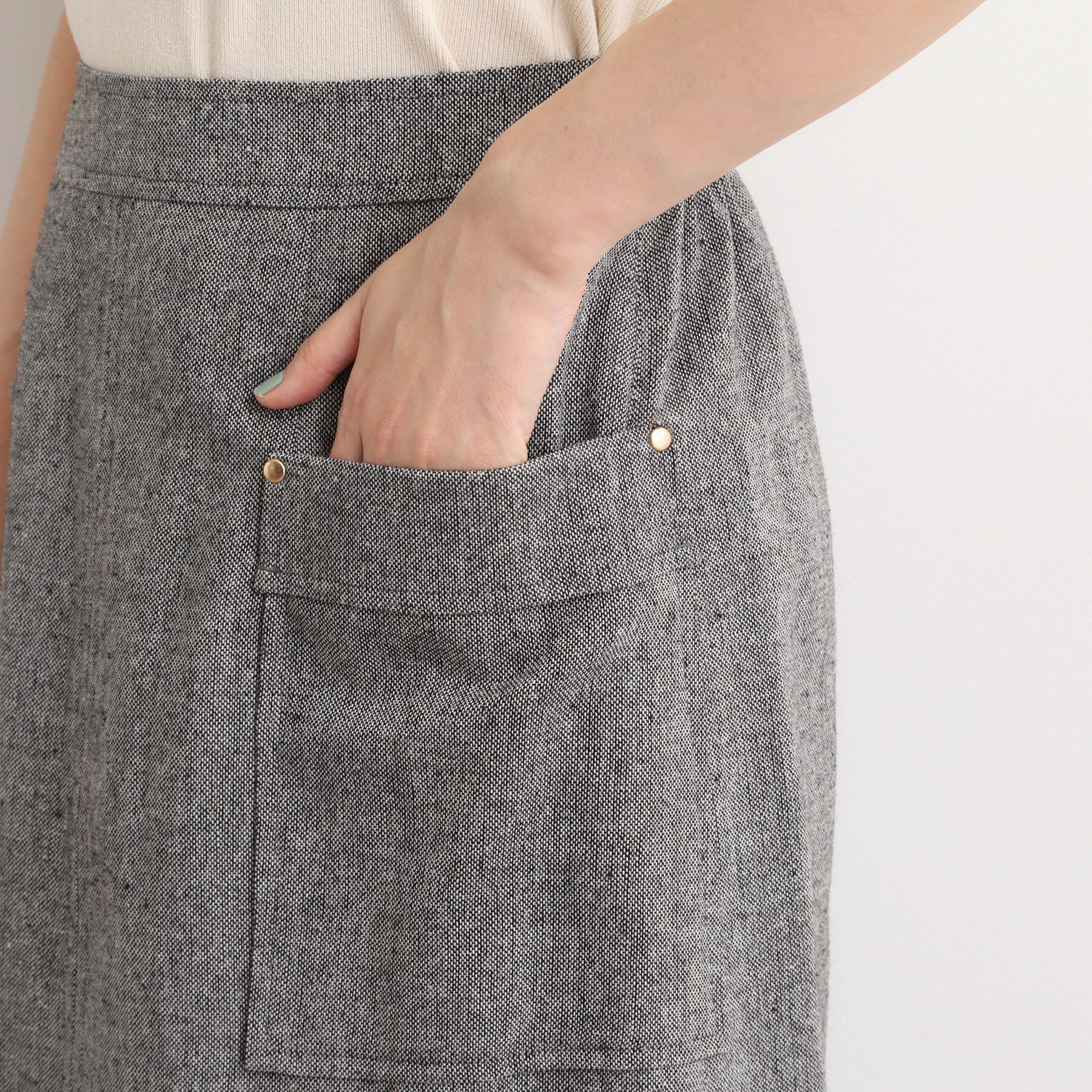 grove「クラシカルツイード Aラインスカート」|スカート|