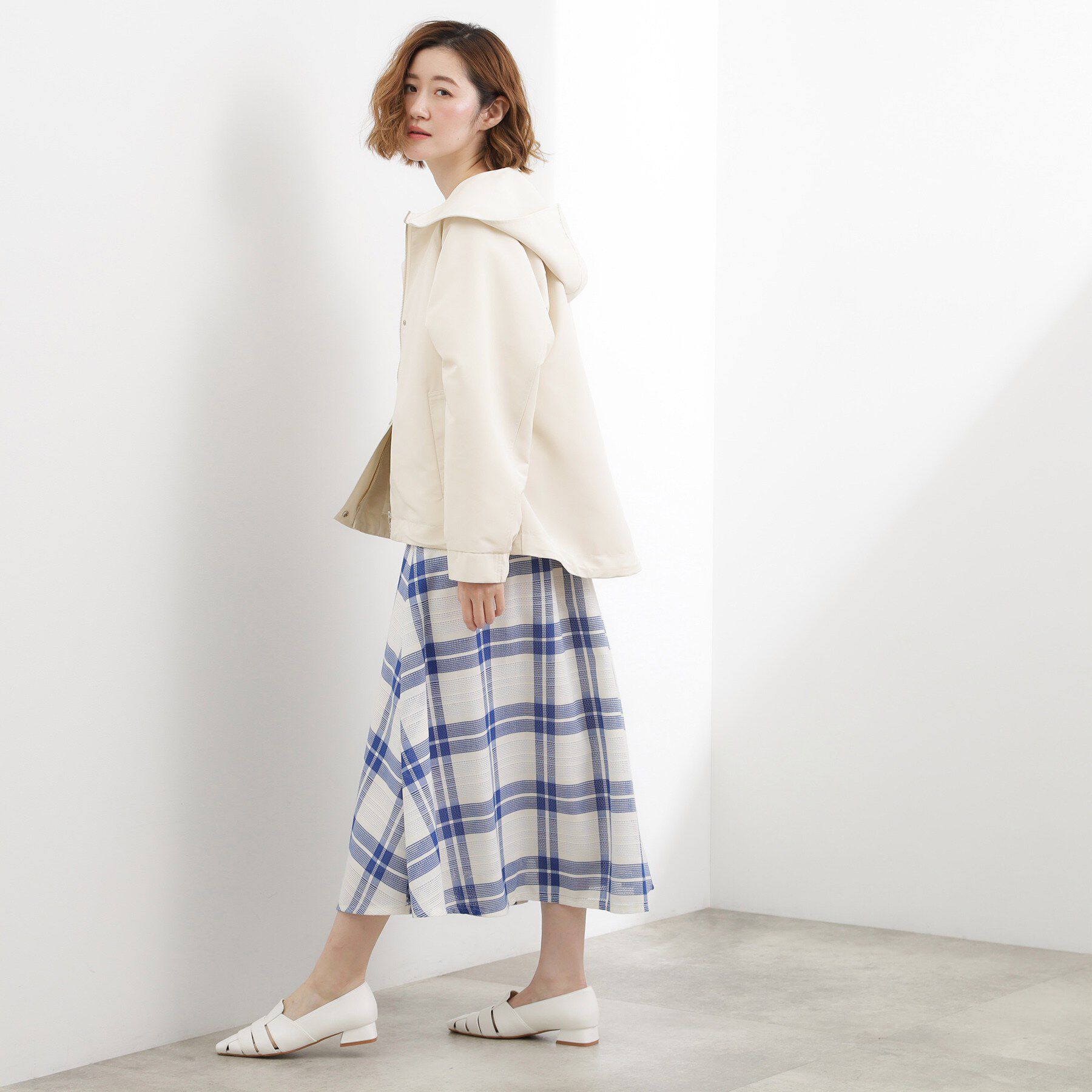 grove「【貴島明日香さん着用】【撥水】きれいめに着こなせるマウンテンパーカ」|ブルゾン・スタジャン|