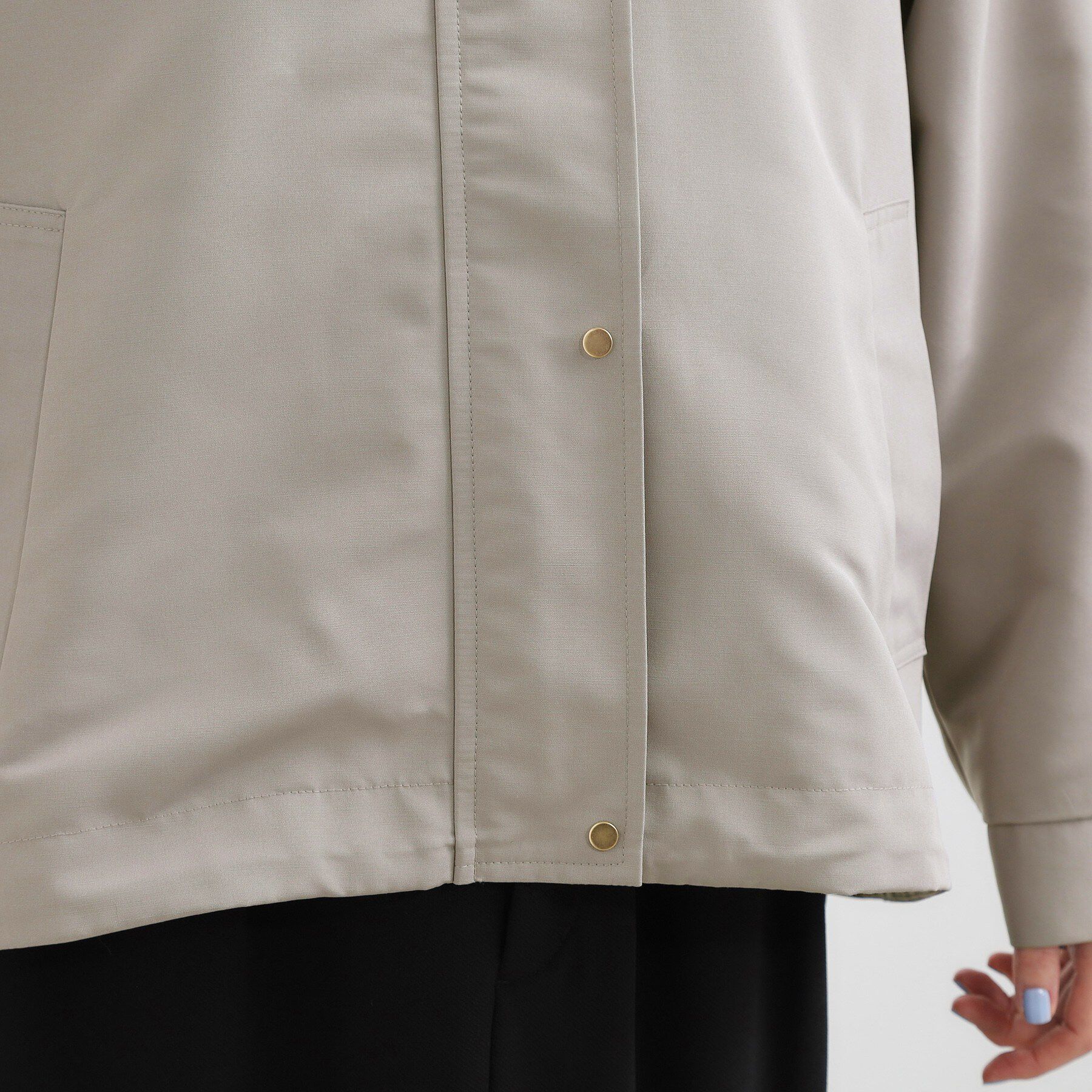 grove「【貴島明日香さん着用】【撥水】きれいめに着こなせるマウンテンパーカ」|ブルゾン・スタジャン|