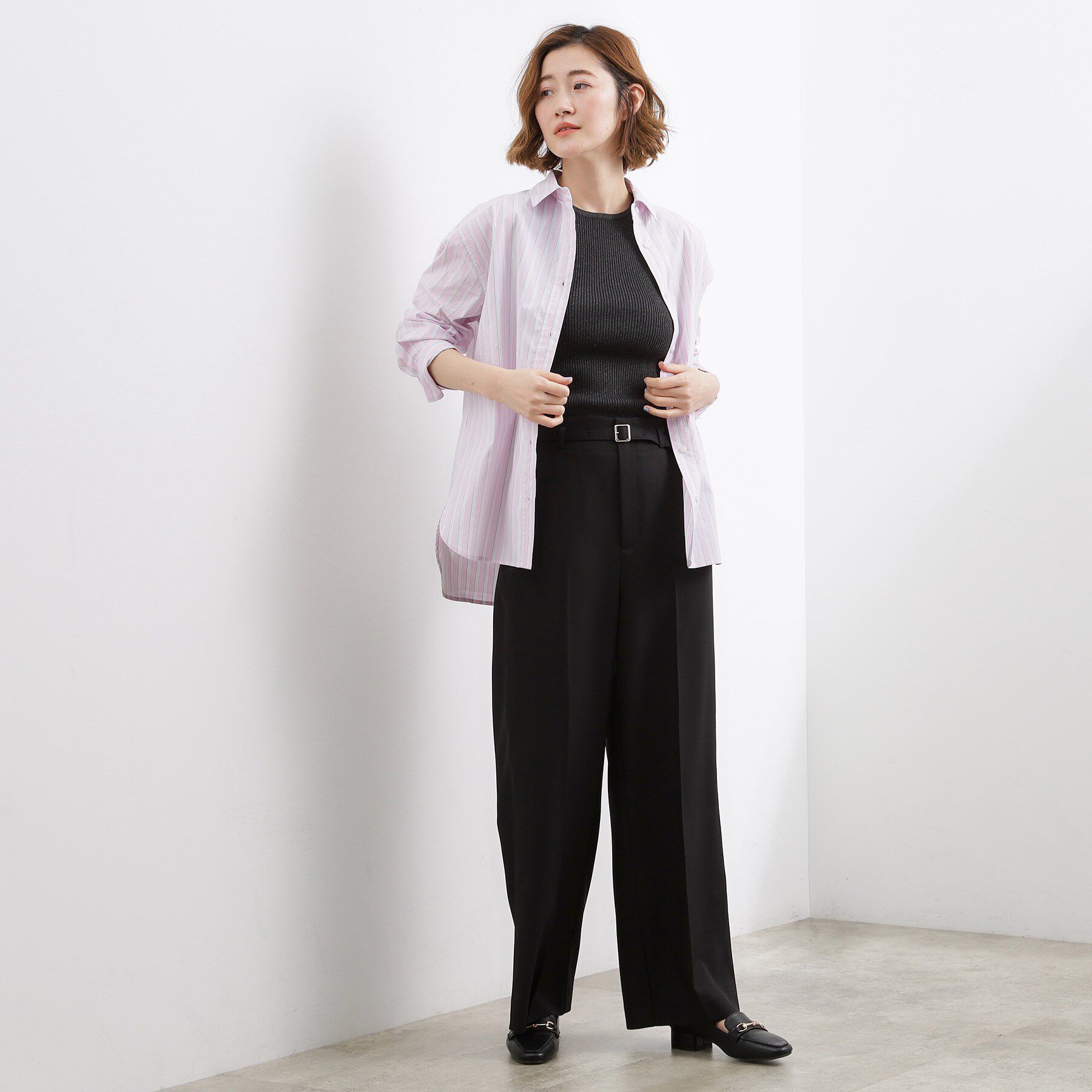 grove「ベルトワイドパンツ」|その他|