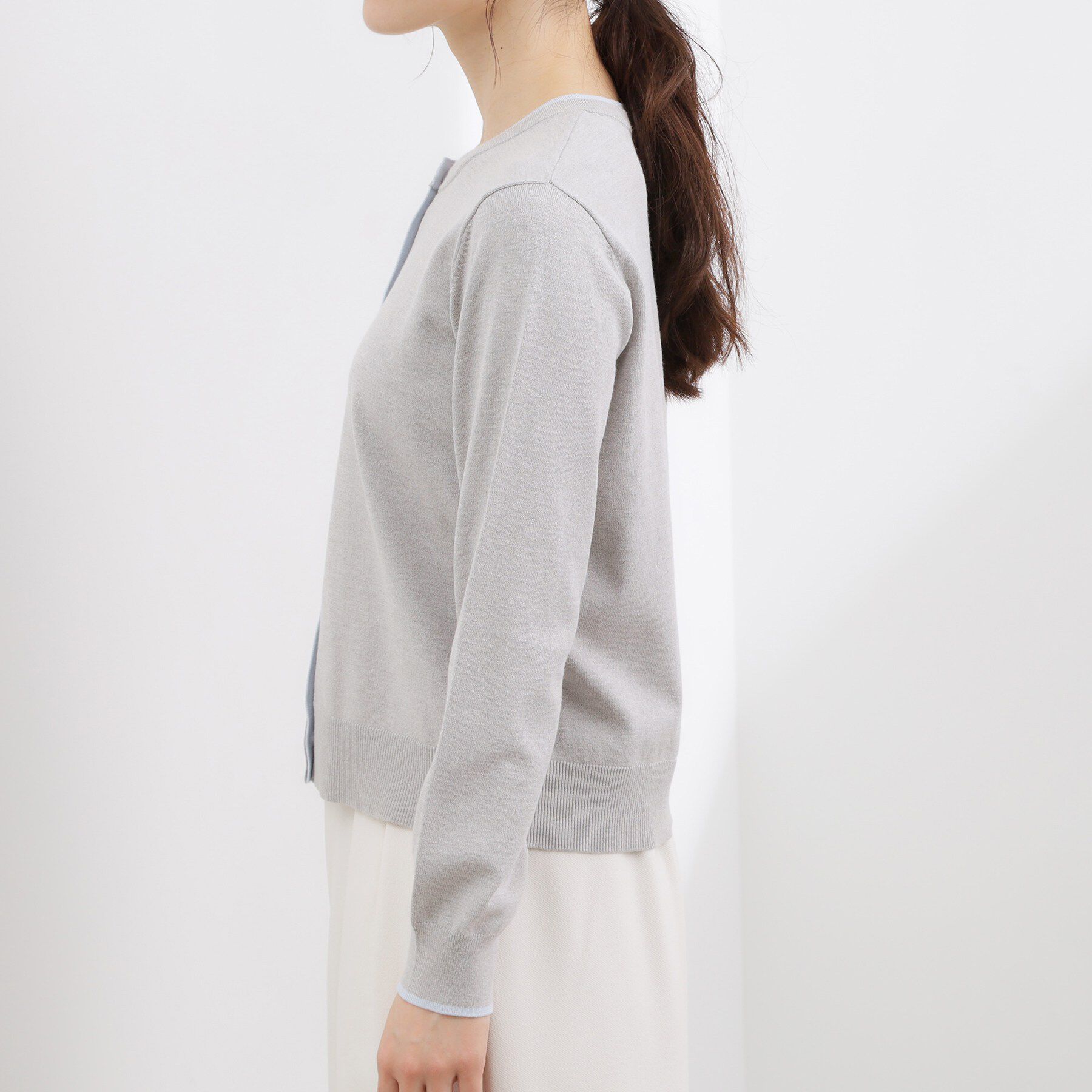 grove「レイヤード風配色カーディガン」|カーディガン|