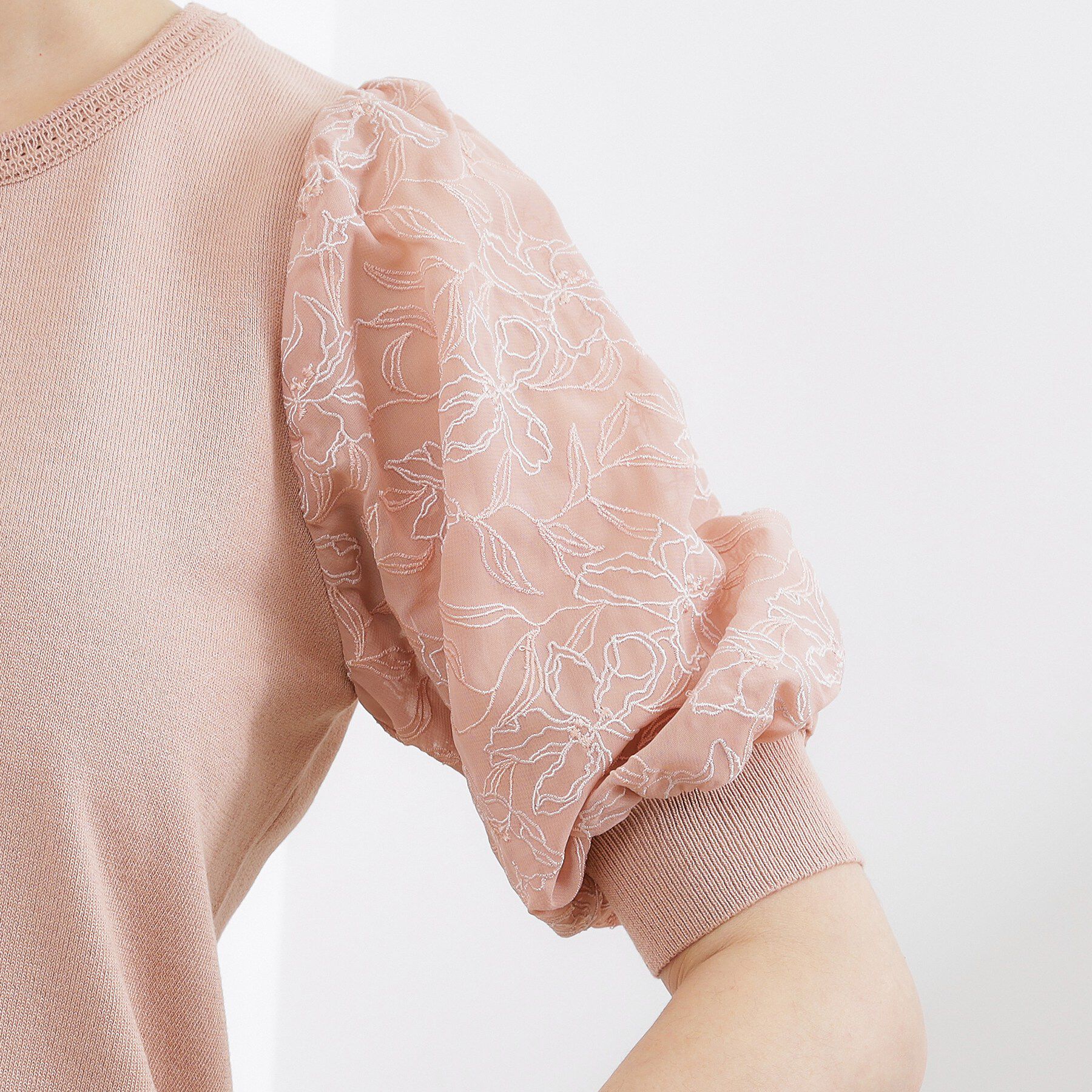 grove「一枚で着映える大人の袖コンシャスニット」|ニット・セーター|