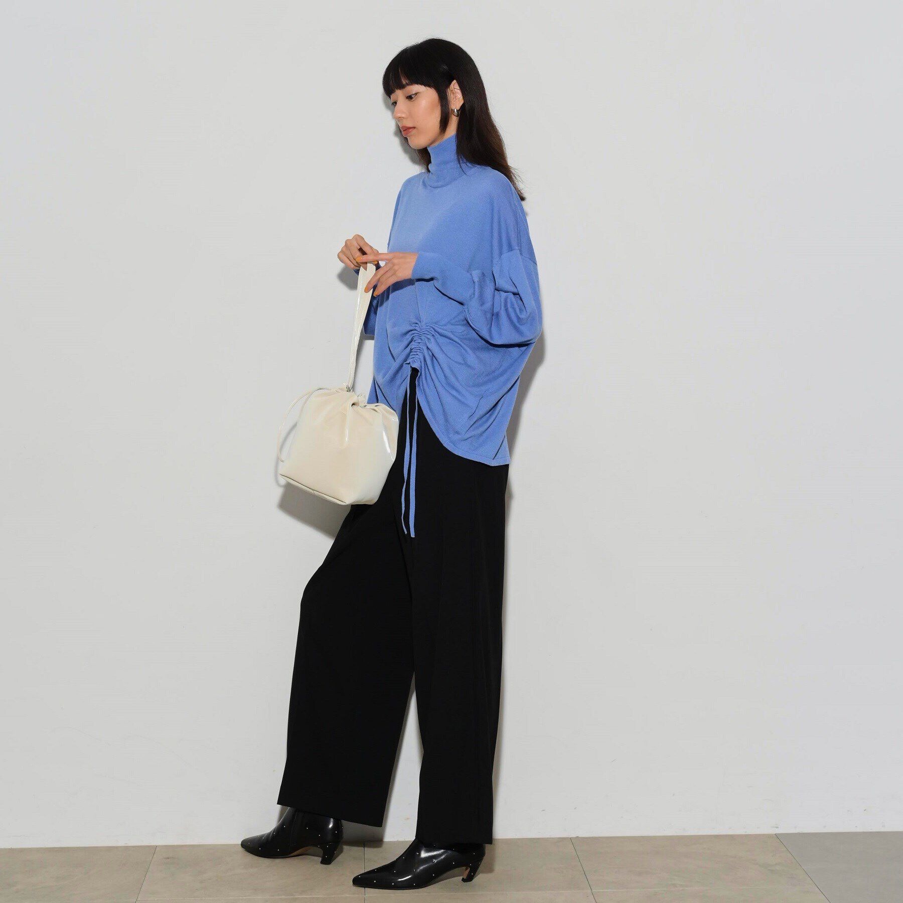 GALLEST「サイドシャーリングハイネックニット」|ニット・セーター|