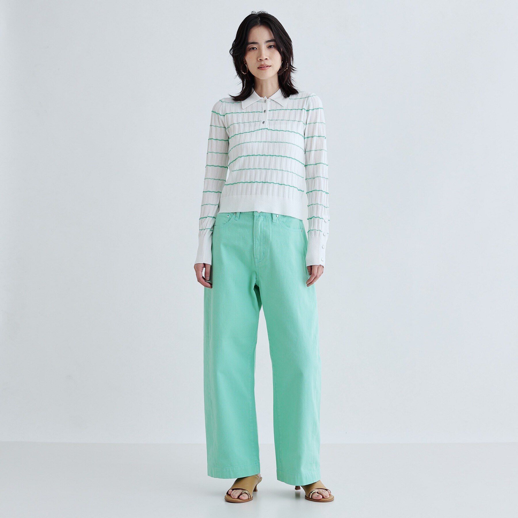 GALLEST「ワイドシームデニム」|デニム|