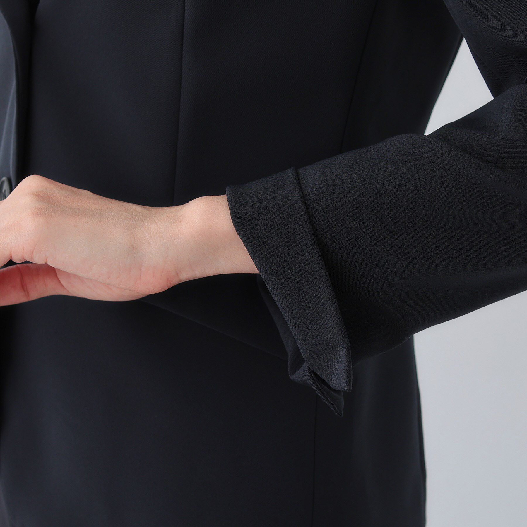 INDIVI「【洗える／リクルートスーツ】2つボタンテーラードカラージャケット」|スーツ|