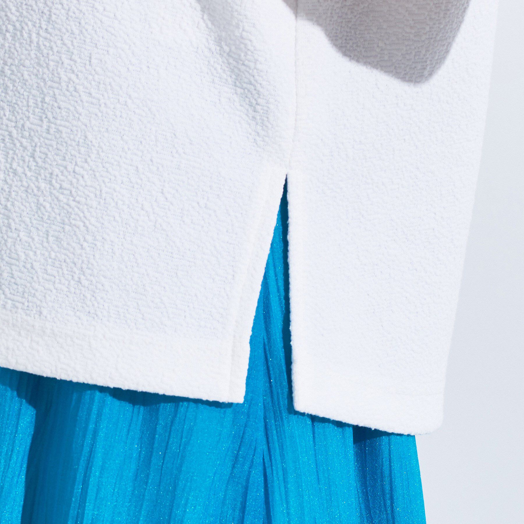 INDIVI「【2点セット／着回し◎】ノースリーブ＆ティアードスカート カセット服」|ワンピース|