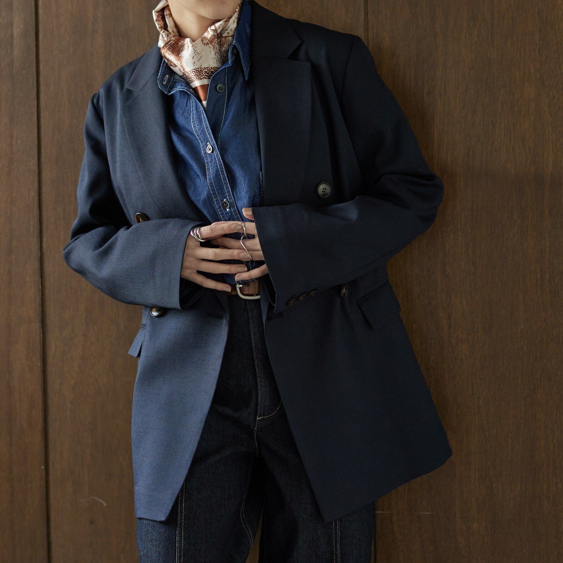 GALLEST「ダブルブレストオーバージャケット」|テーラードジャケット|