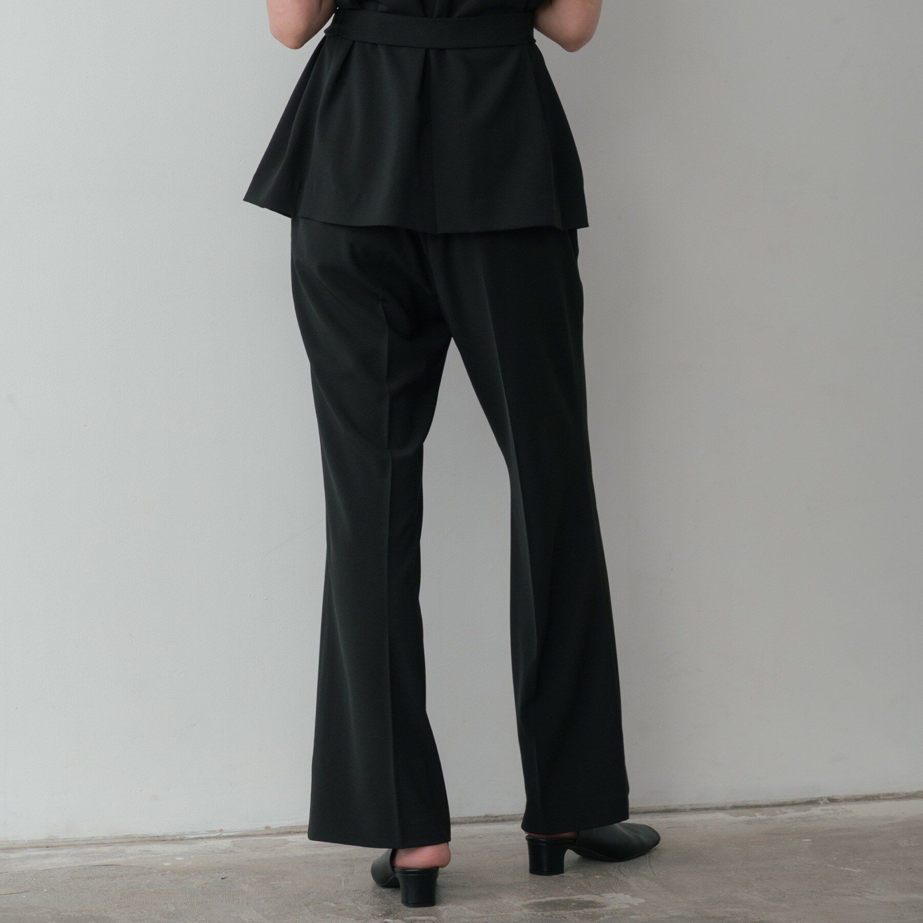 GALLEST「Comfy SET UP｜ストレートフレアパンツ【セットアップ対応／通勤／カセット服／接触冷感／UV」|その他|