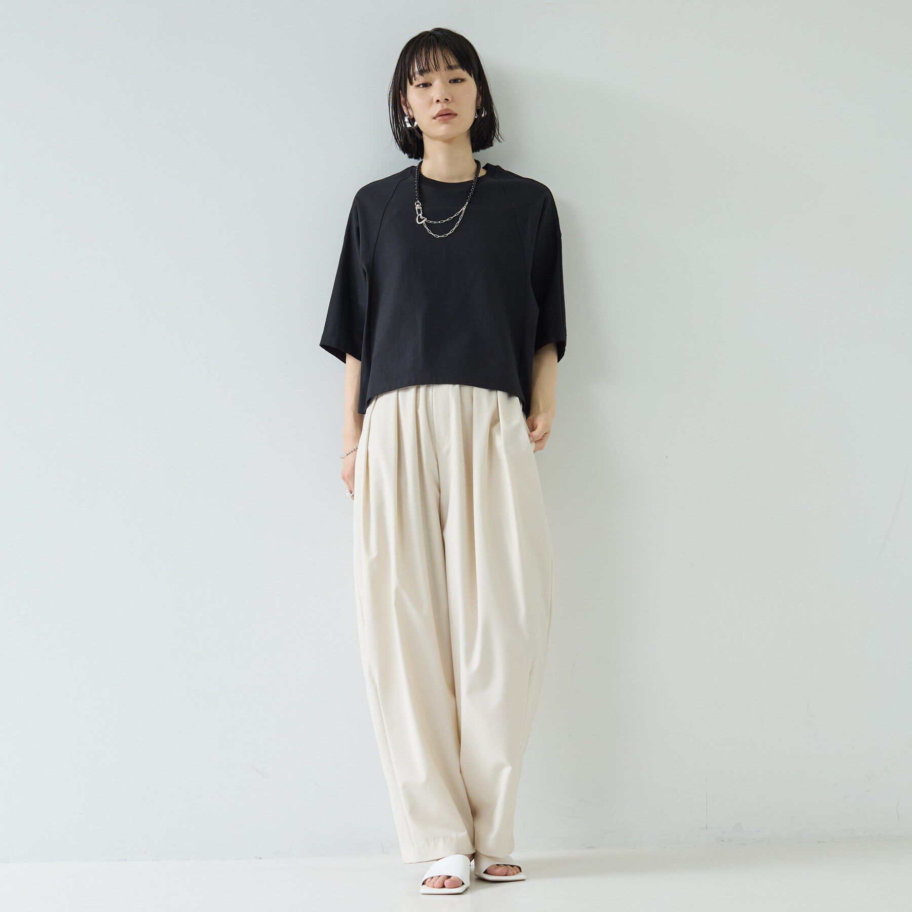 GALLEST「【UVカット】オーバーサイズラグランカットソー」|Tシャツ・カットソー|