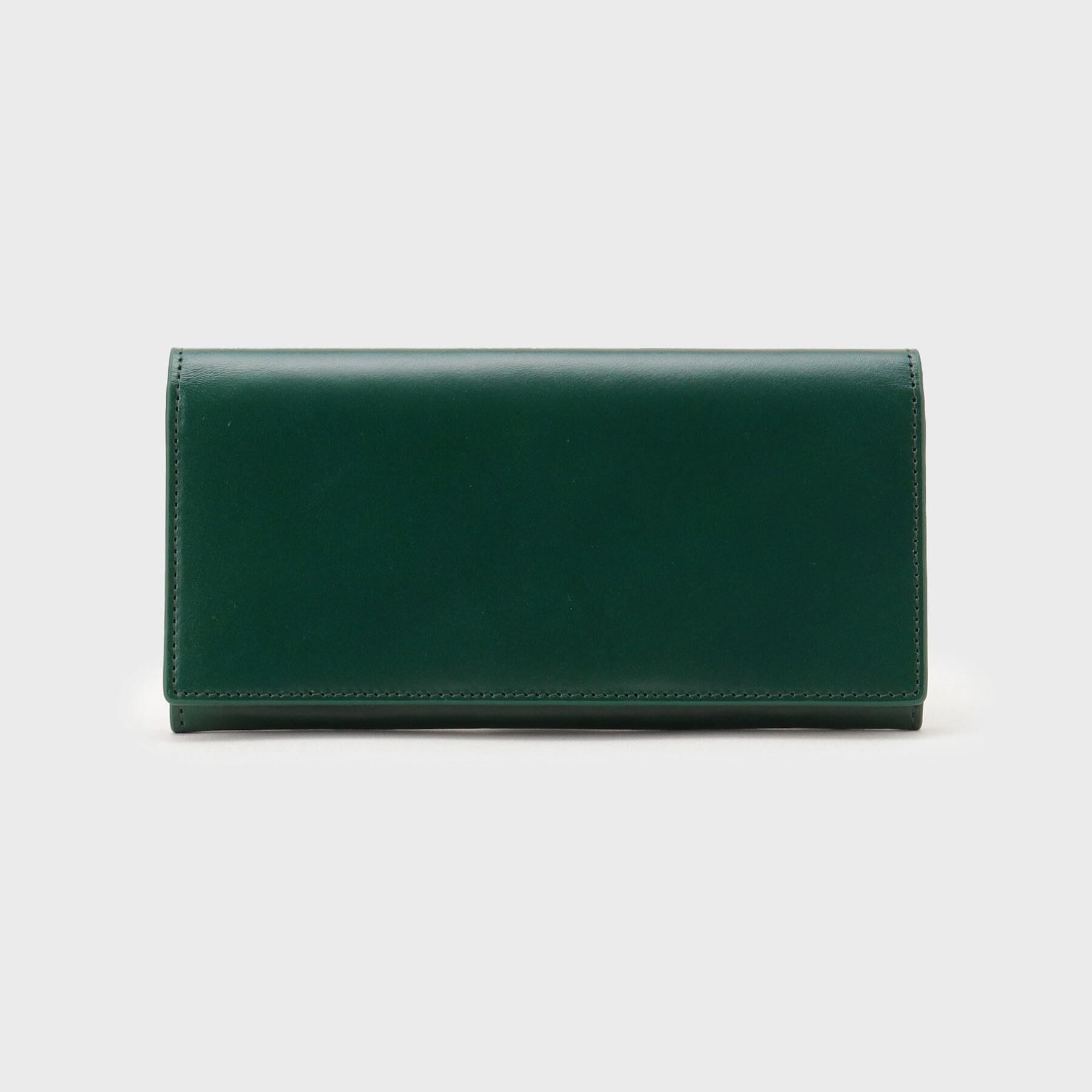 TAKEO KIKUCHI「イタリアンレザー ロングウォレット」|財布|ダークグリーン(02