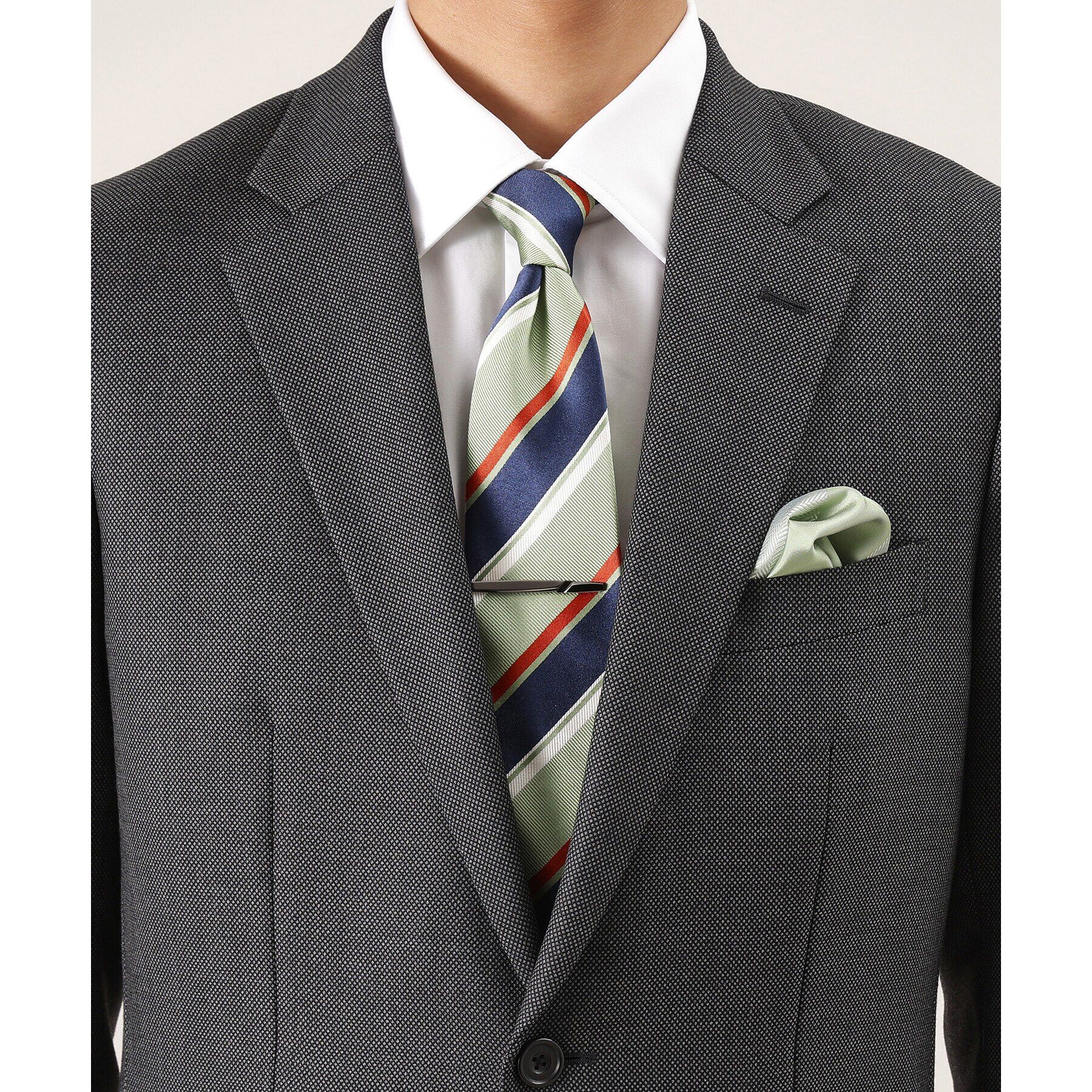 TAKEO KIKUCHI「【セレモニー対応】サテン4面パネル ポケットチーフ」|バンダナ・スカーフ|