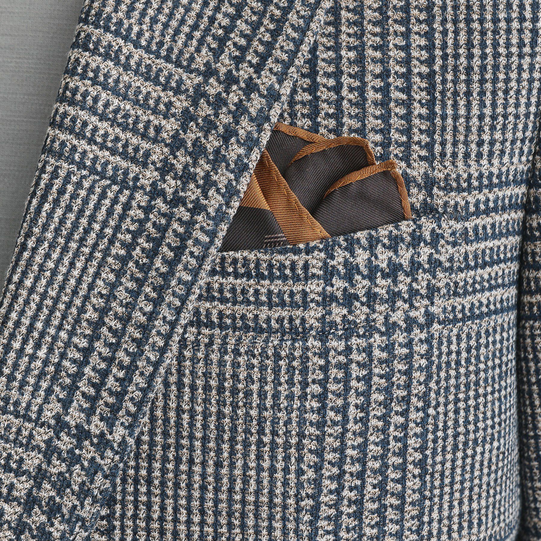 TAKEO KIKUCHI「グレンチェックプリント ジャージ ジャケット」|テーラードジャケット|