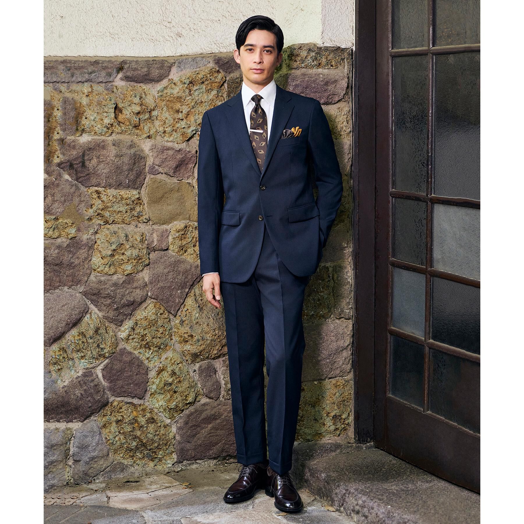 TAKEO KIKUCHI「【Begin12月号掲載】コーデュラ（R）トロピカル ストレッチ スーツ」|スーツ|