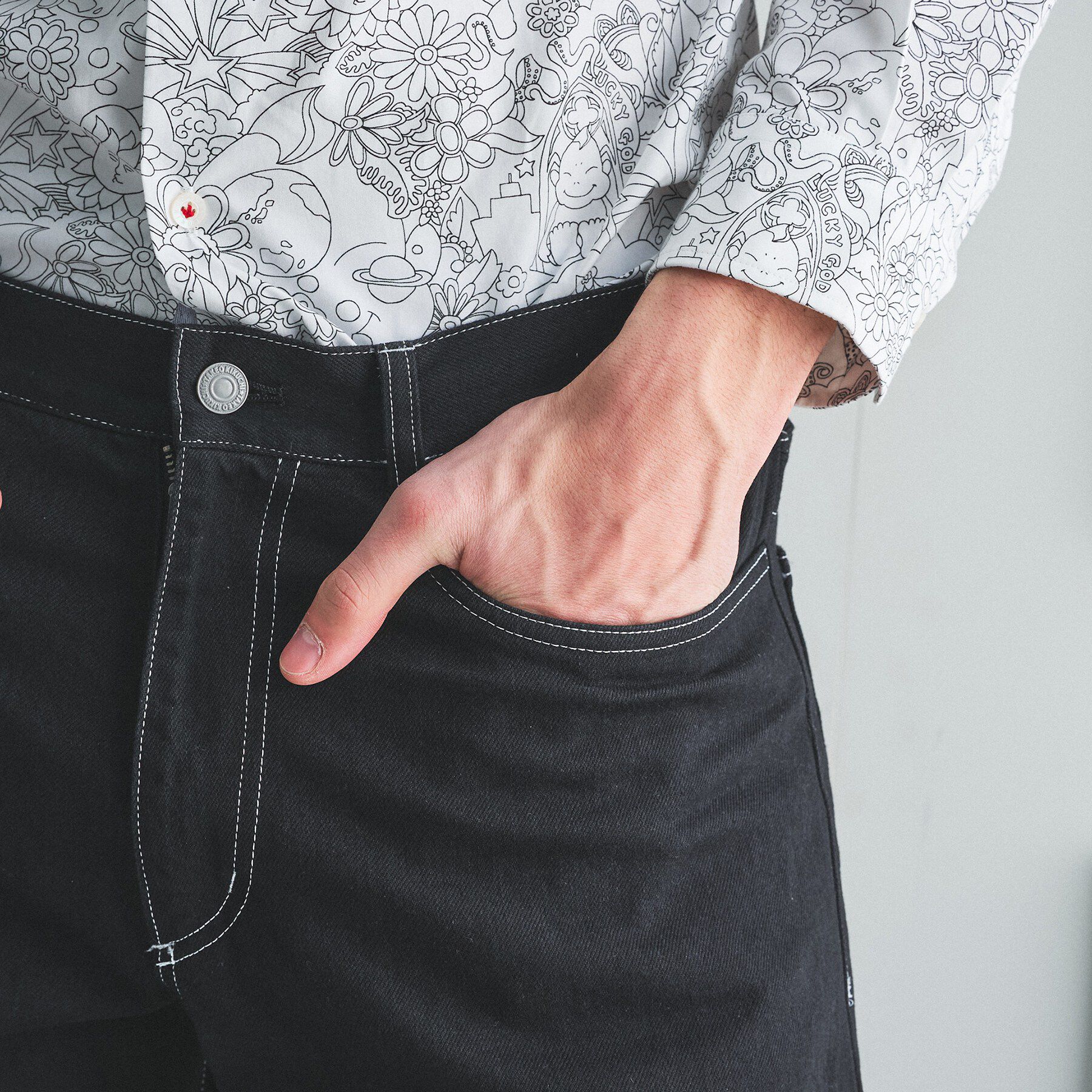 TAKEO KIKUCHI「【BOWLER HAT LABEL】エクスプローラー 11ozカラーデニム」|デニム|