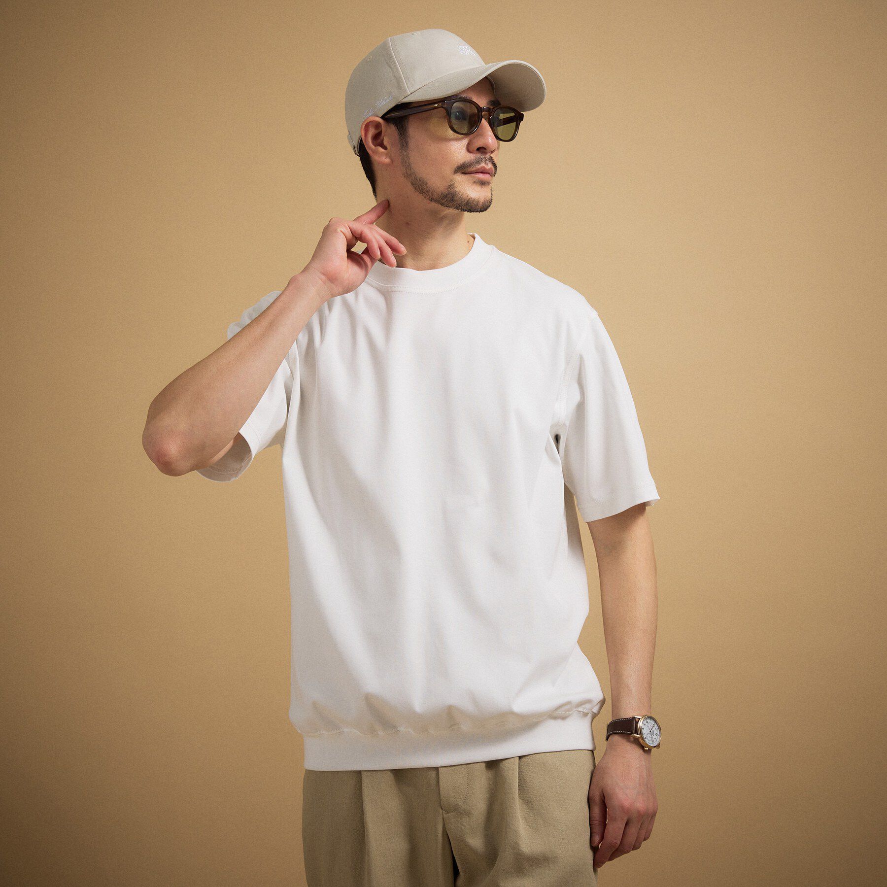 TAKEO KIKUCHI「アイスクリアコットン プルオーバー」|Tシャツ・カットソー|