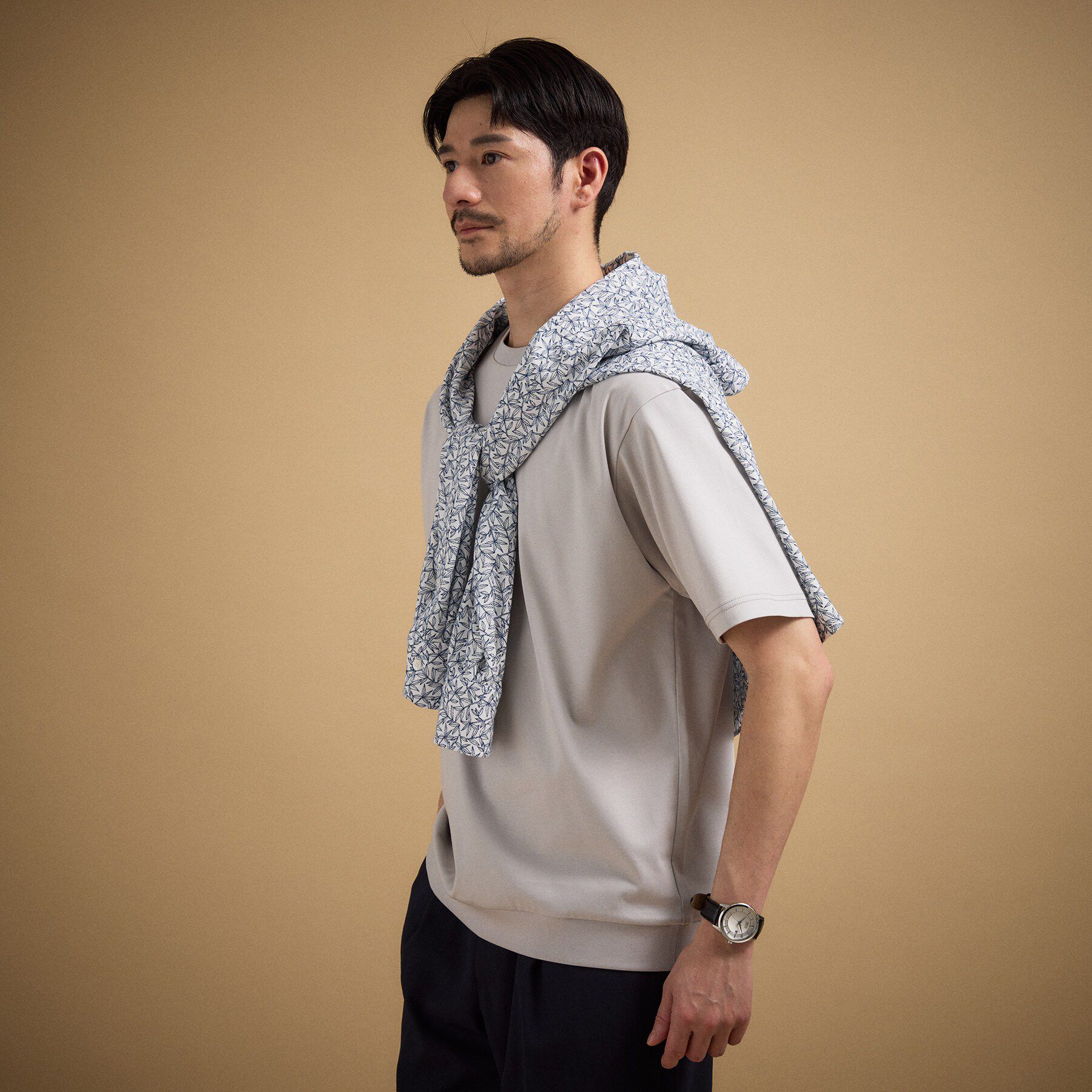 TAKEO KIKUCHI「アイスクリアコットン プルオーバー」|Tシャツ・カットソー|