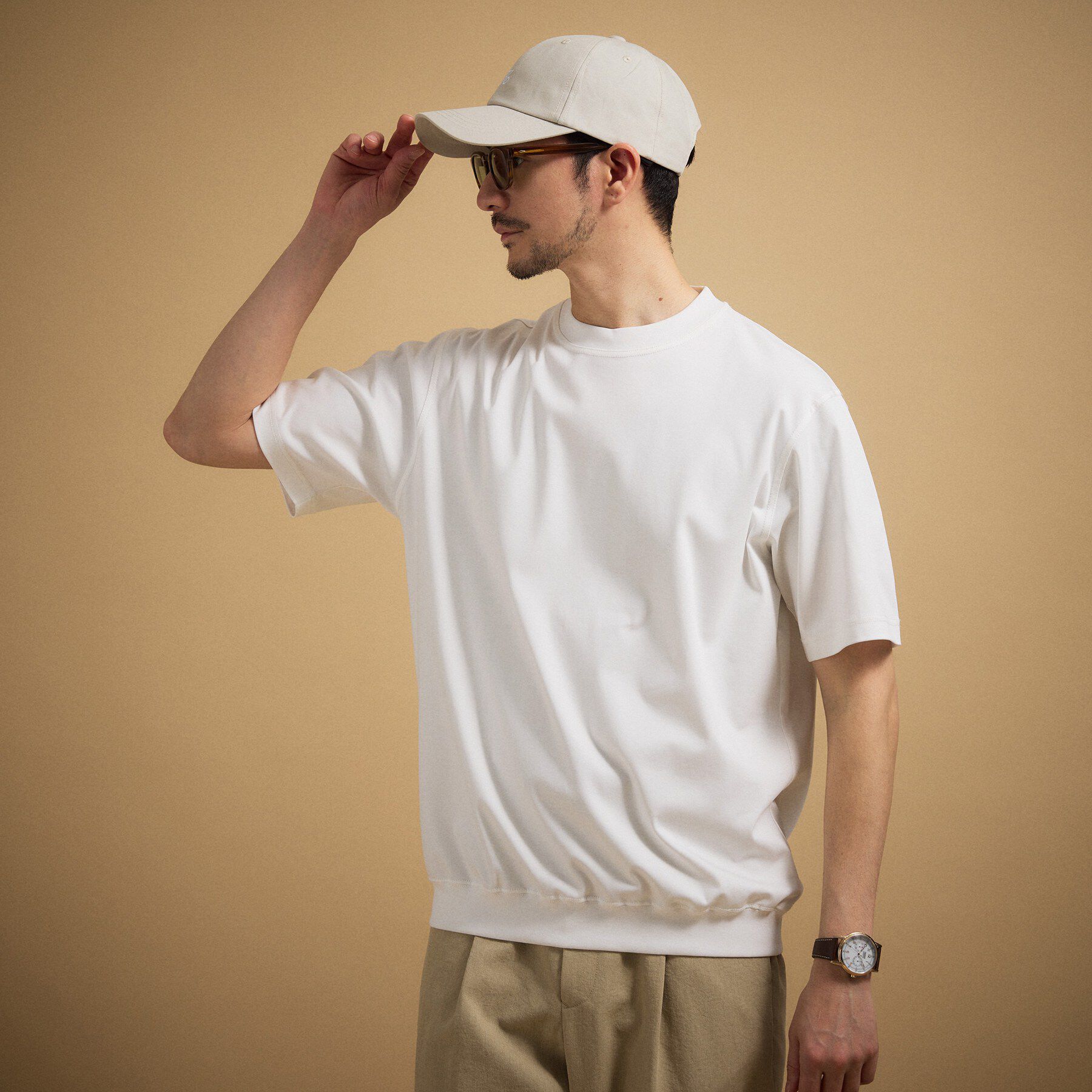 TAKEO KIKUCHI「アイスクリアコットン プルオーバー」|Tシャツ・カットソー|